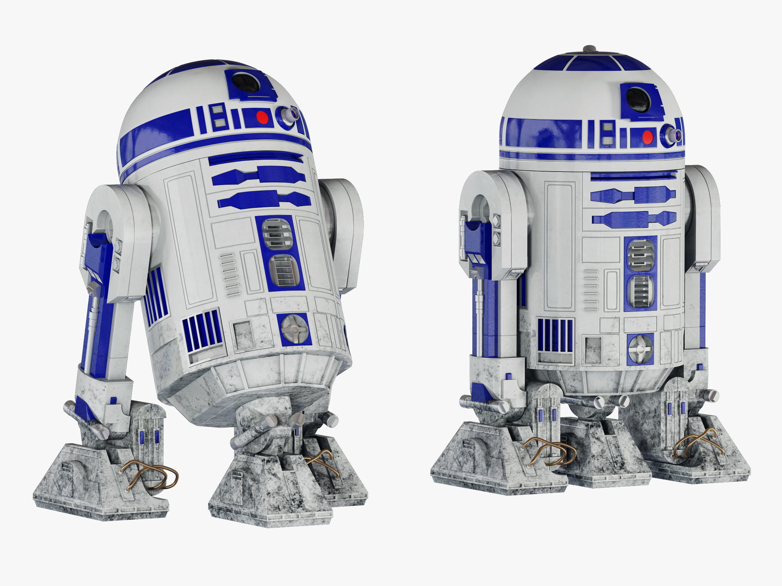 R2-D2 Star Wars Droid  3D model