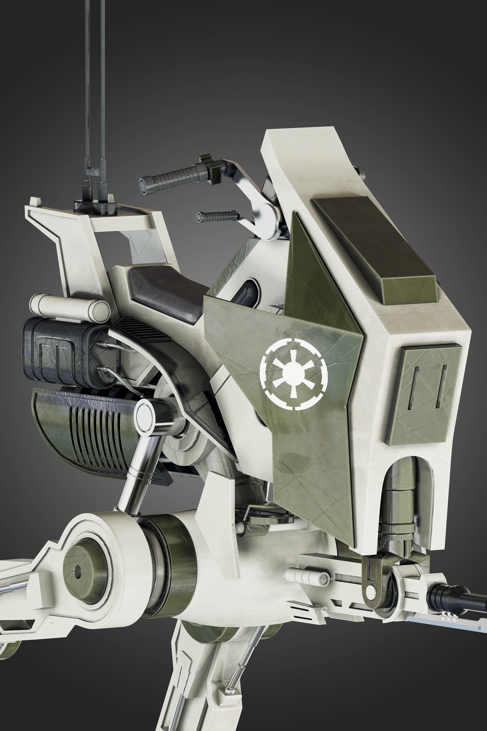 Star Wars AT-RT Walker  3D model_7