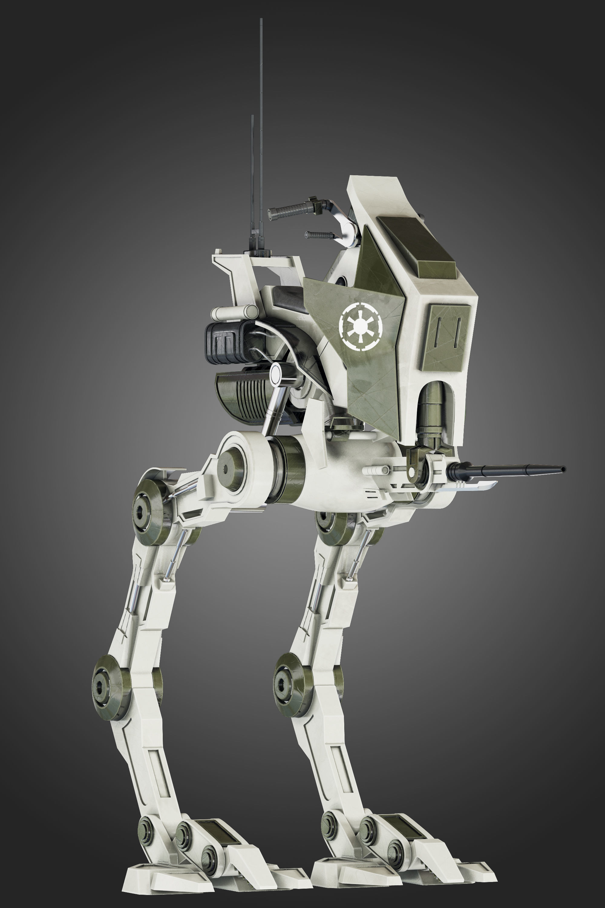 Star Wars AT-RT Walker  3D model_1