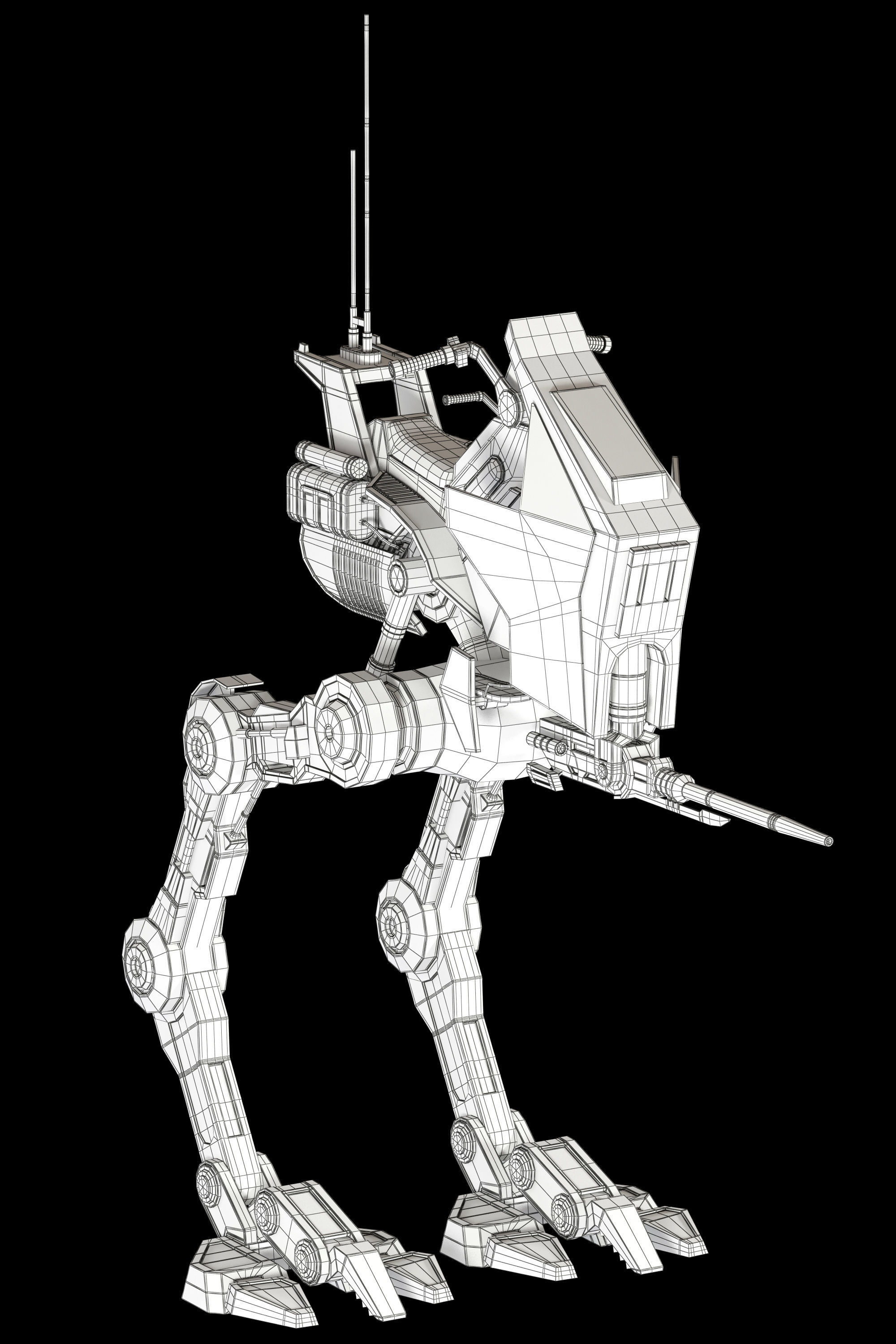 Star Wars AT-RT Walker  3D model_17