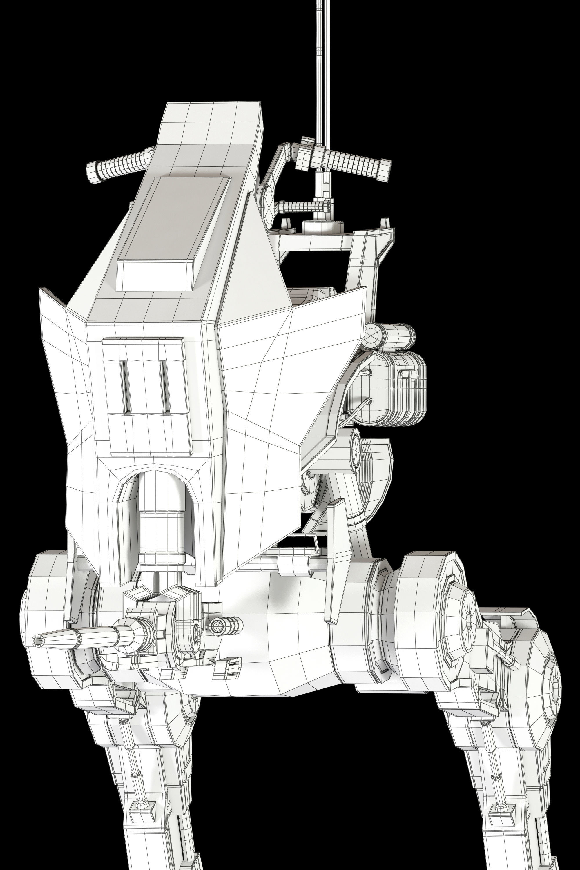 Star Wars AT-RT Walker  3D model_20