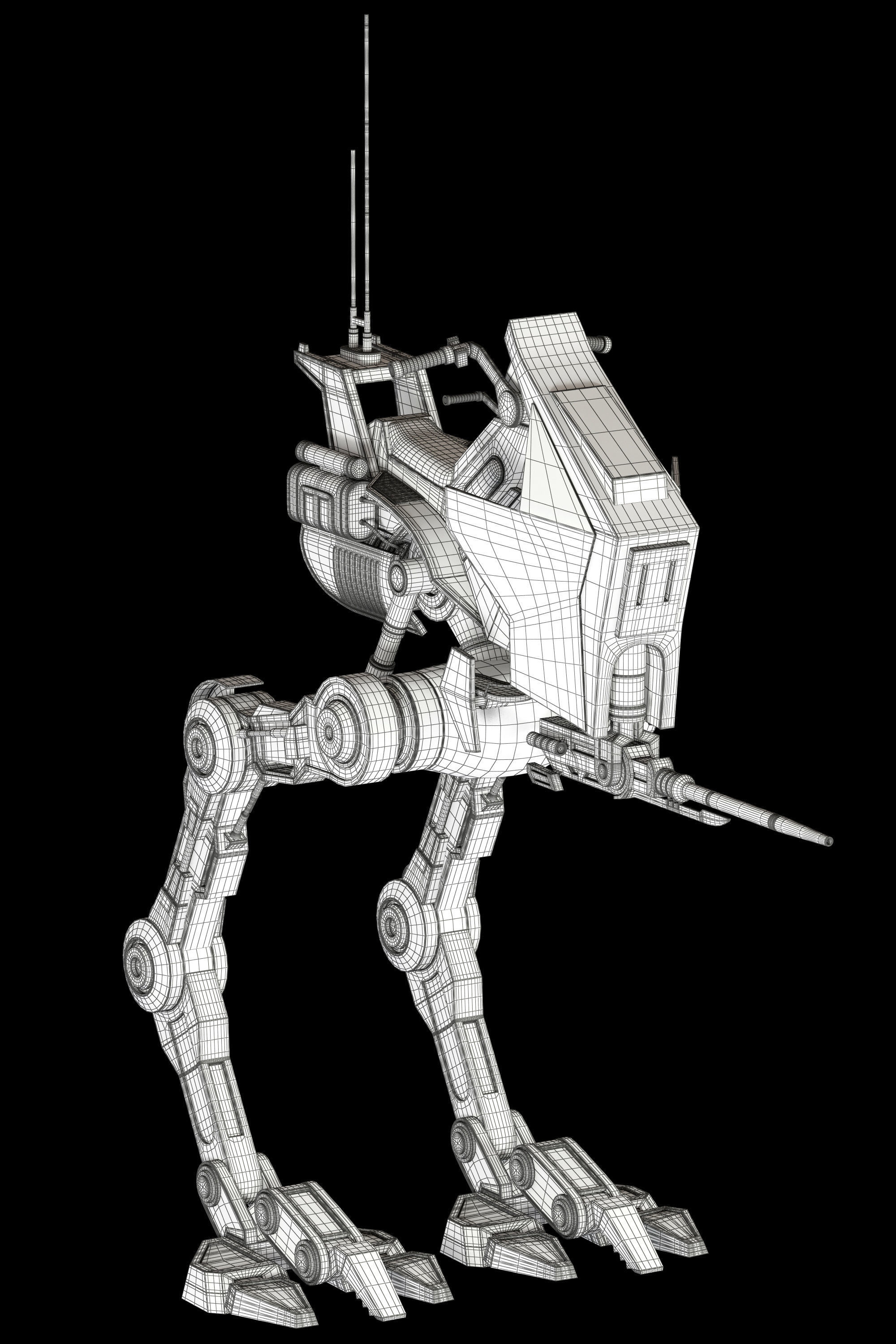 Star Wars AT-RT Walker  3D model_16