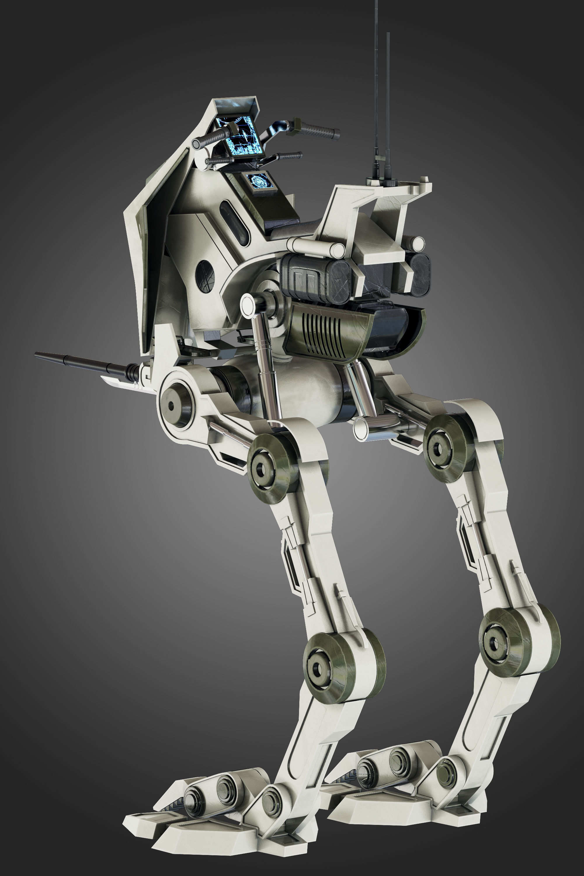 Star Wars AT-RT Walker  3D model_2