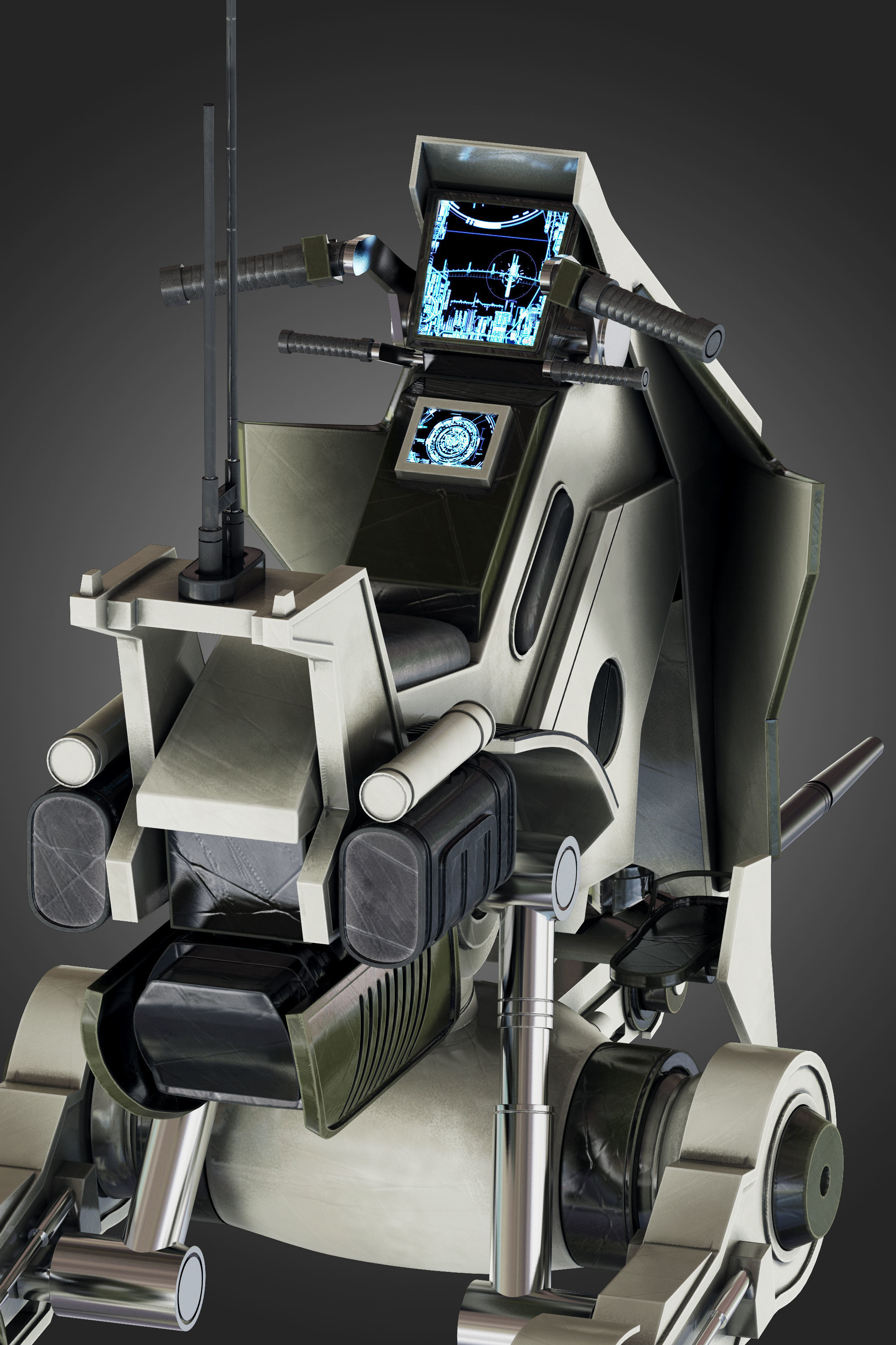 Star Wars AT-RT Walker  3D model_10