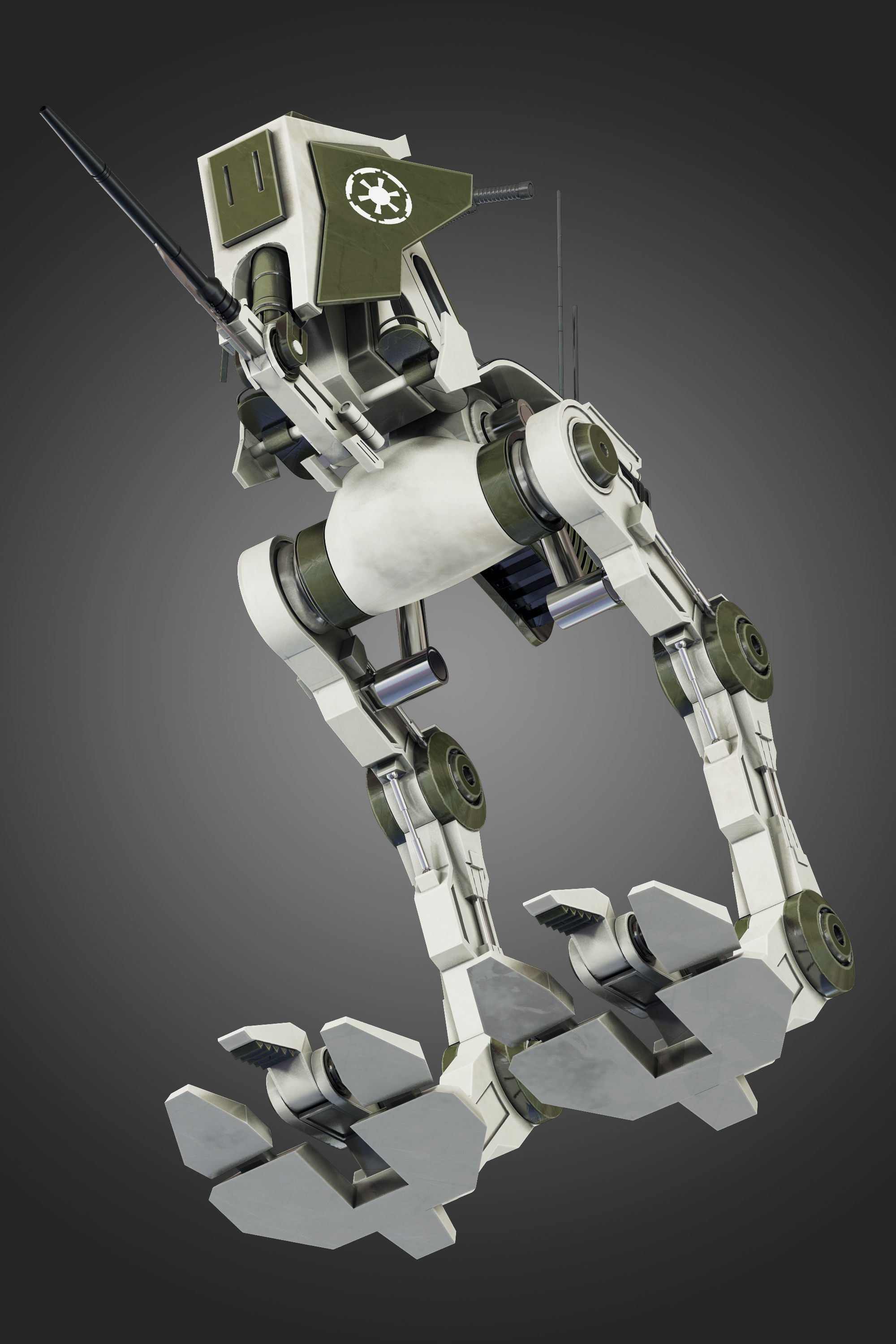 Star Wars AT-RT Walker  3D model_6