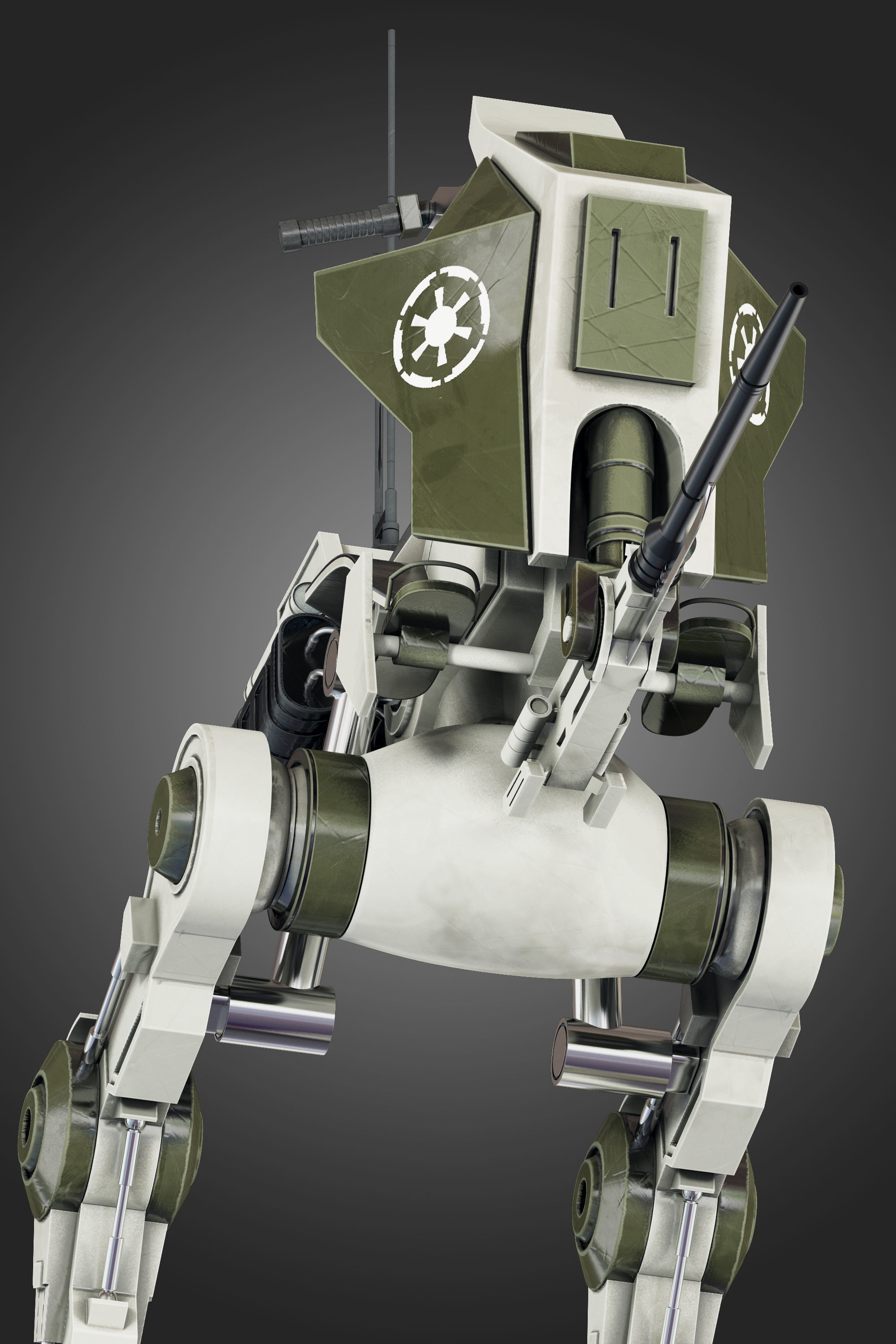 Star Wars AT-RT Walker  3D model_9