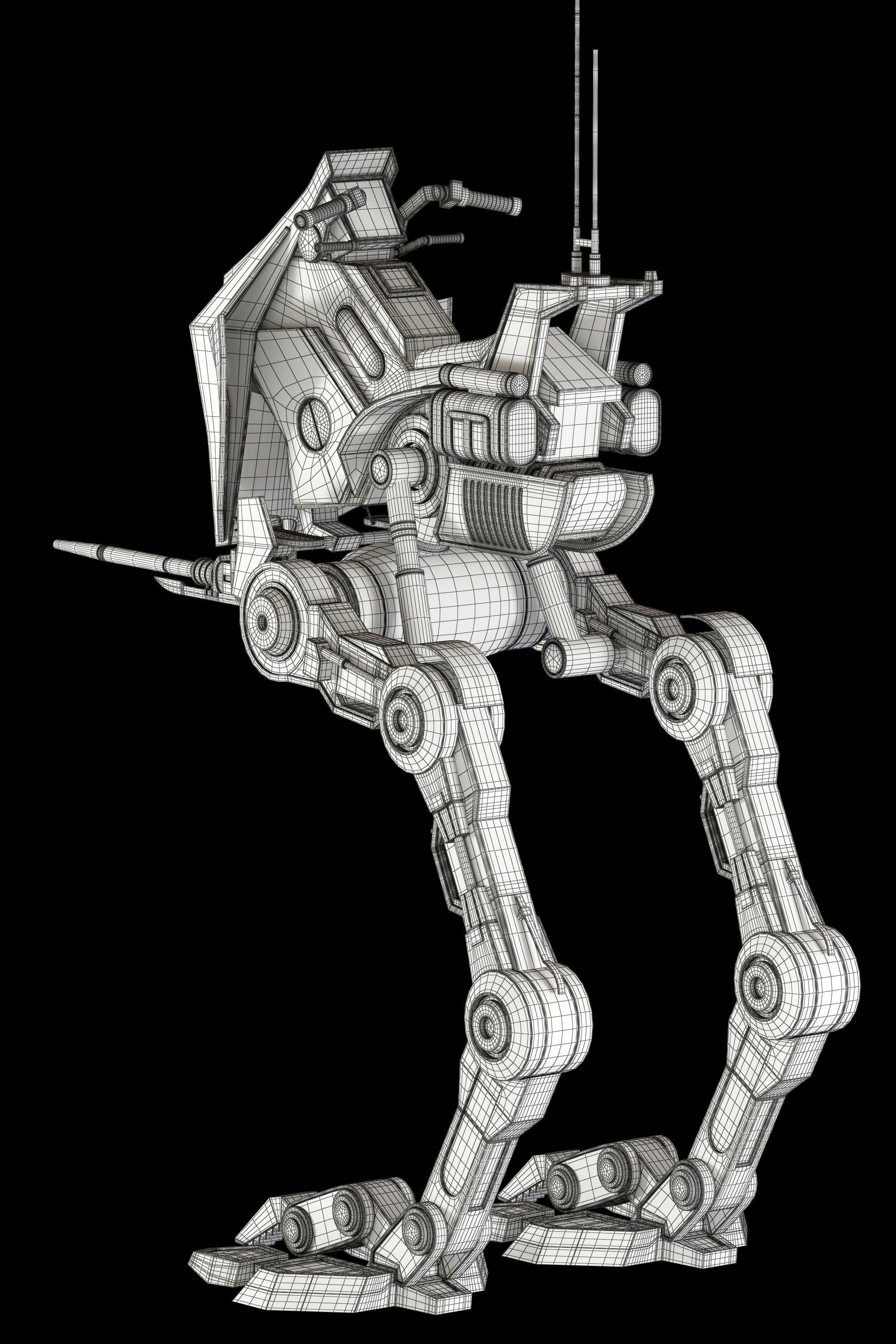 Star Wars AT-RT Walker  3D model_18