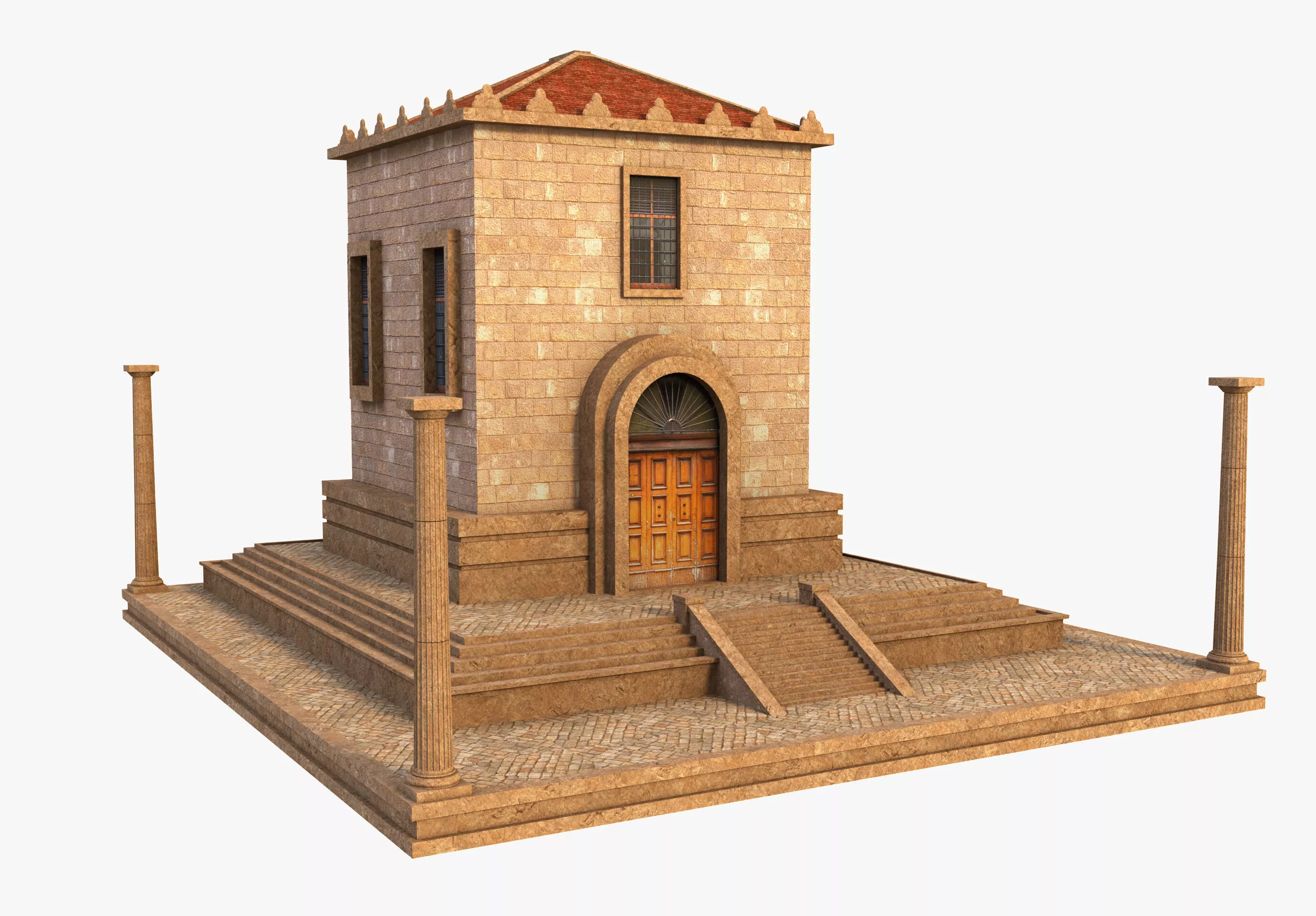 Ancient Roman House Free 3D model
