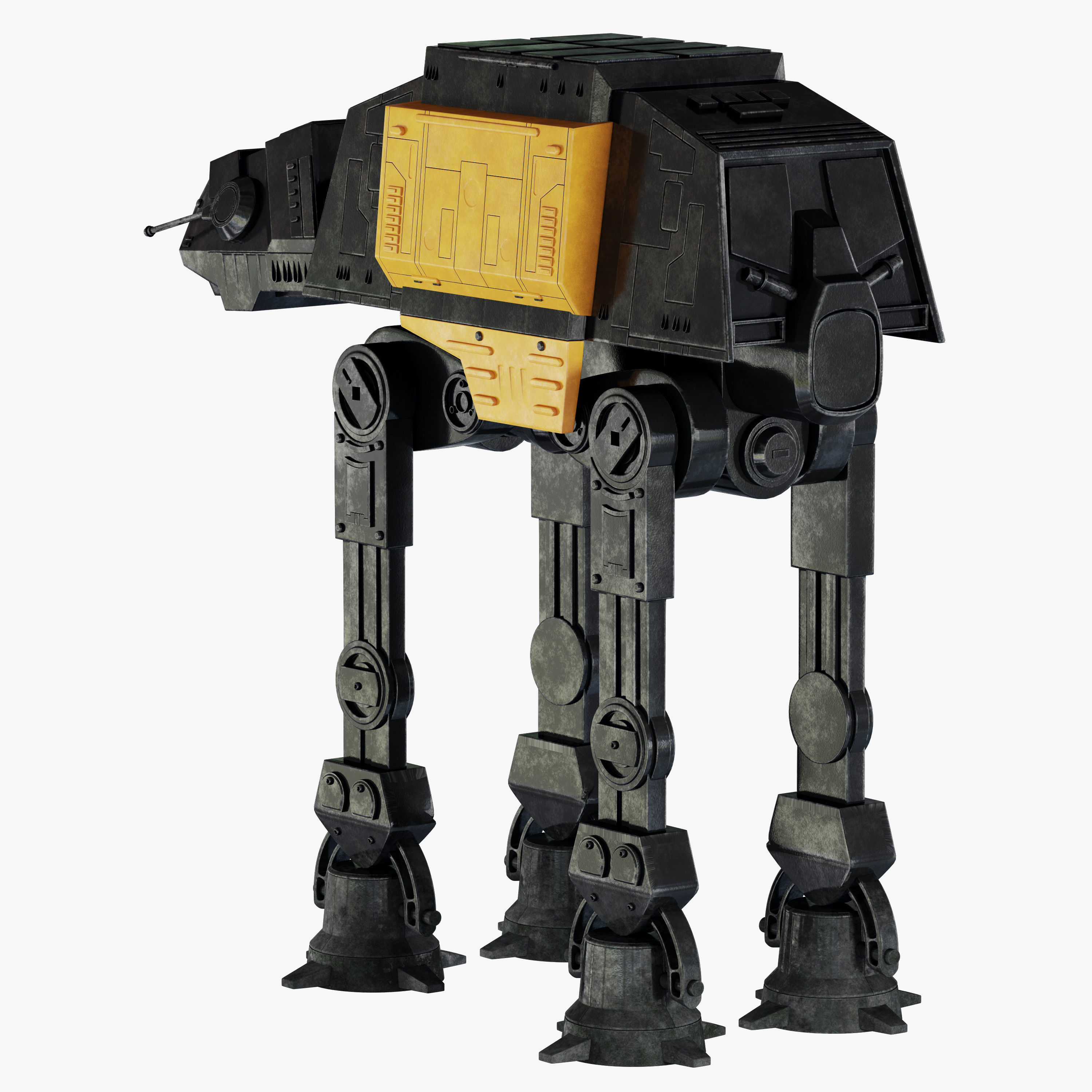 Star Wars AT-ACT walker 3D model_3