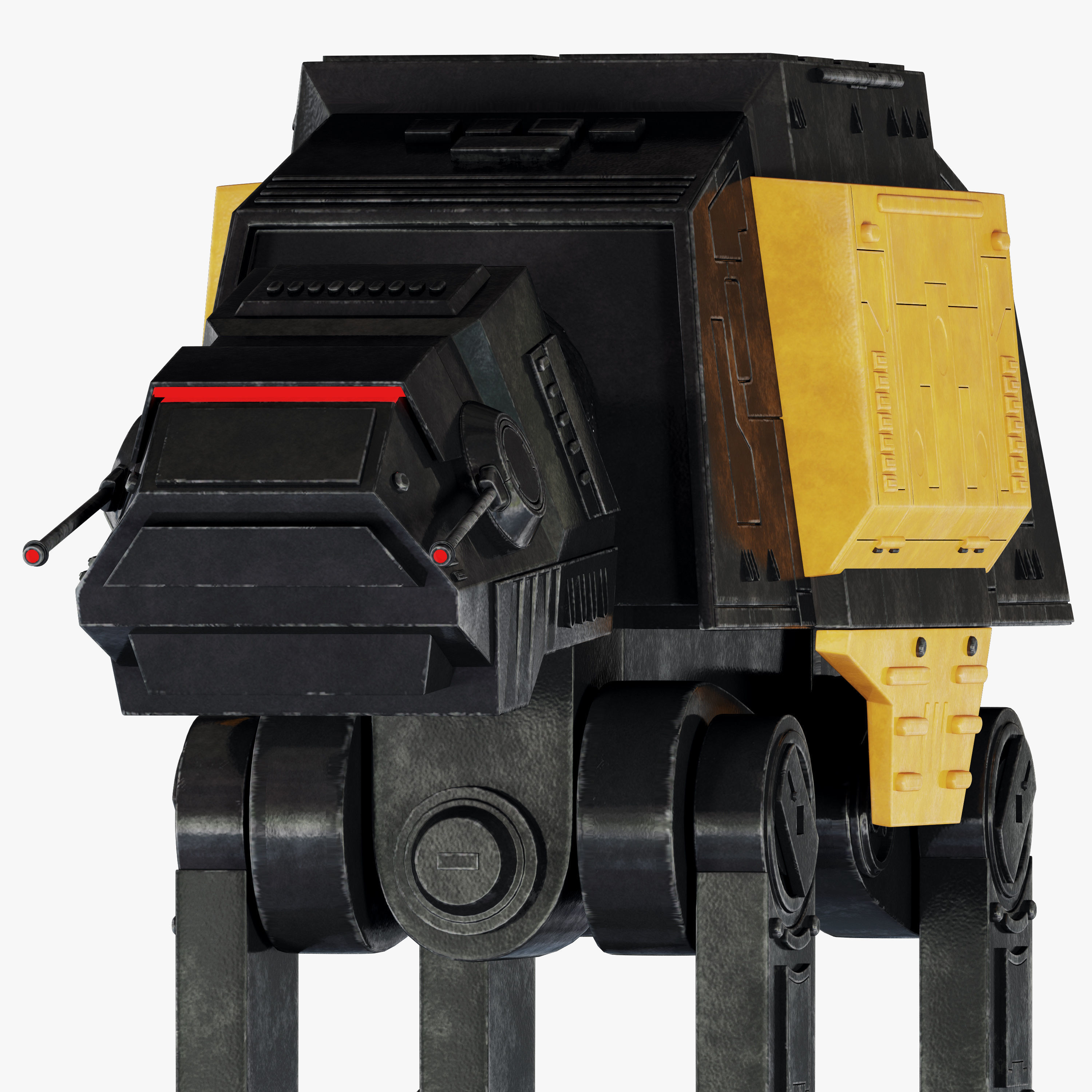 Star Wars AT-ACT walker 3D model_6