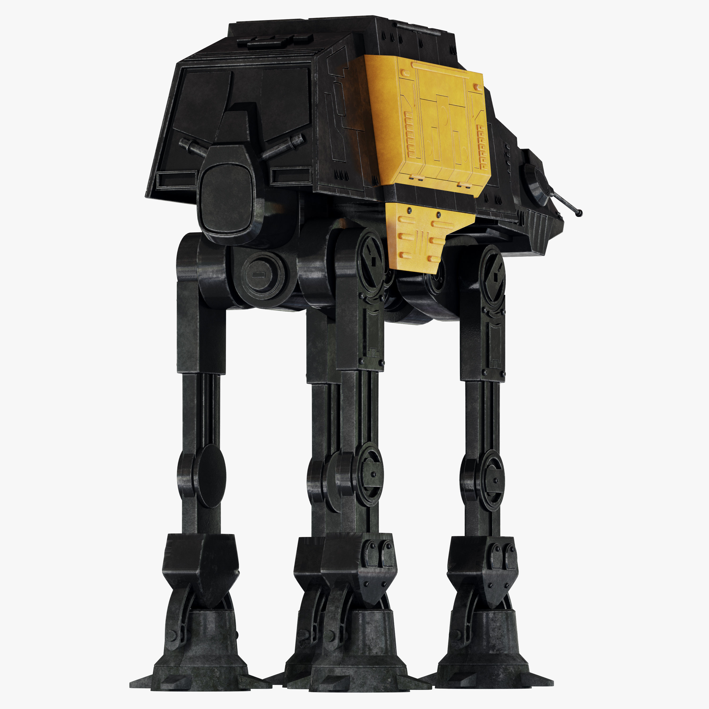 Star Wars AT-ACT walker 3D model_16