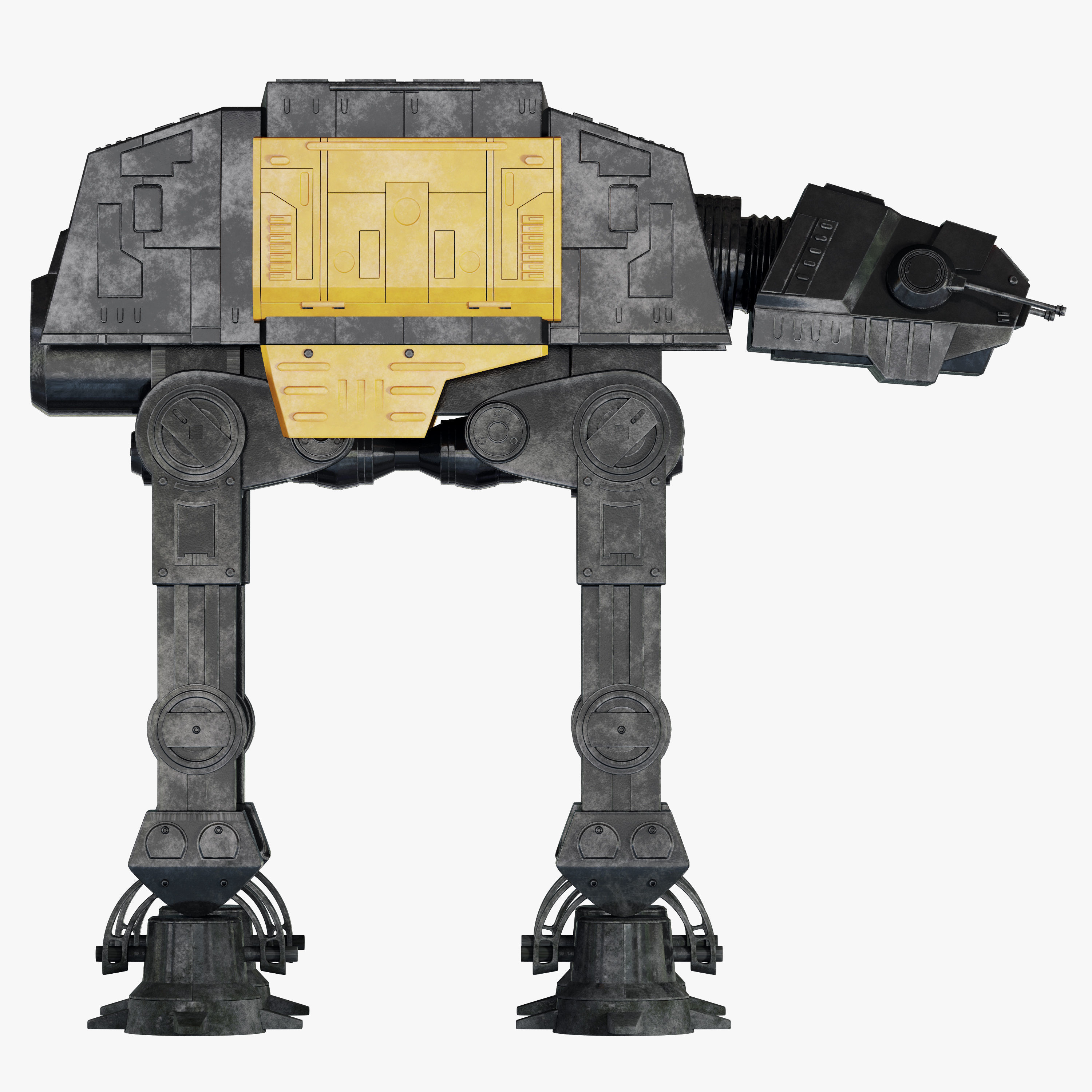 Star Wars AT-ACT walker 3D model_4