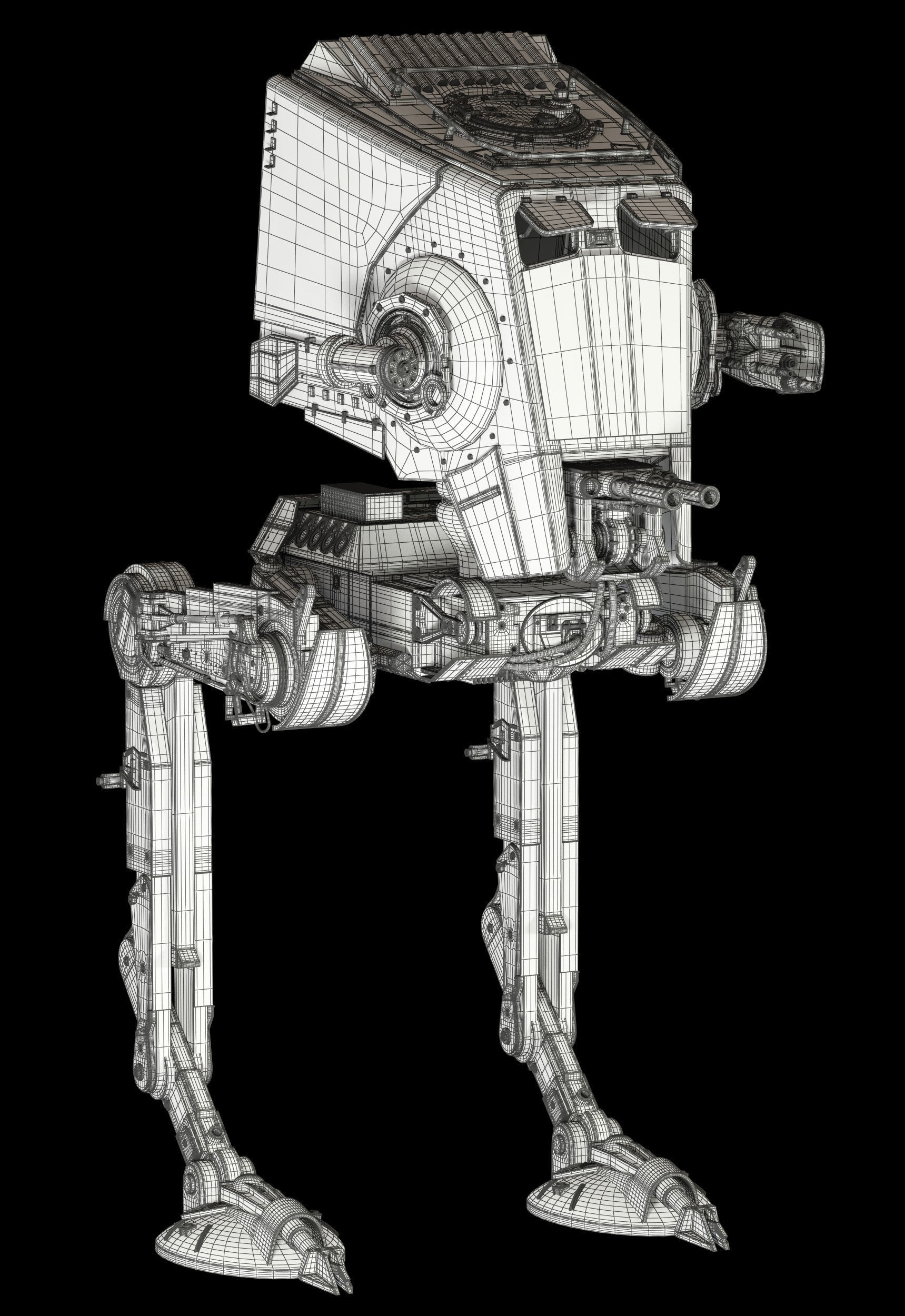 Star Wars AT-ST walker 3D model_18
