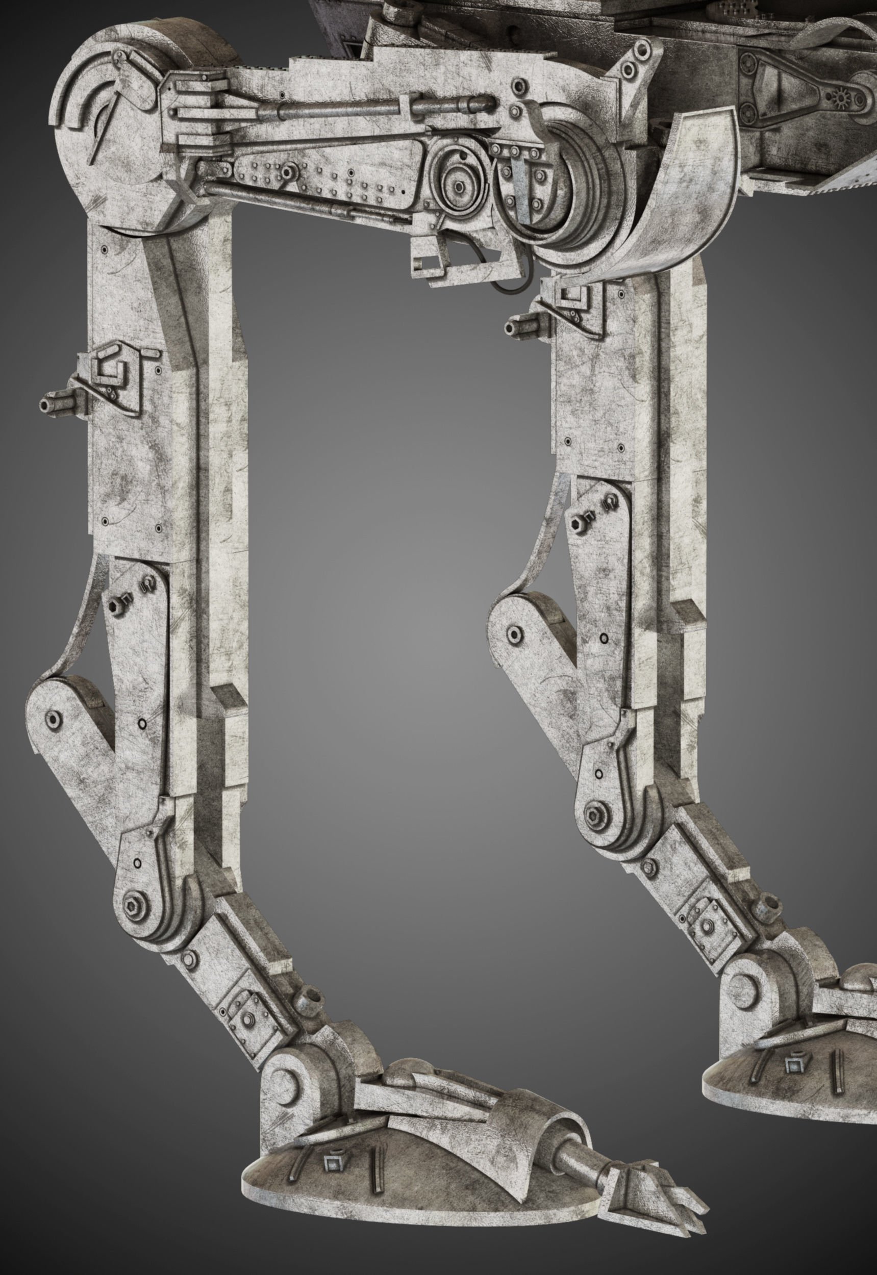 Star Wars AT-ST walker 3D model_8