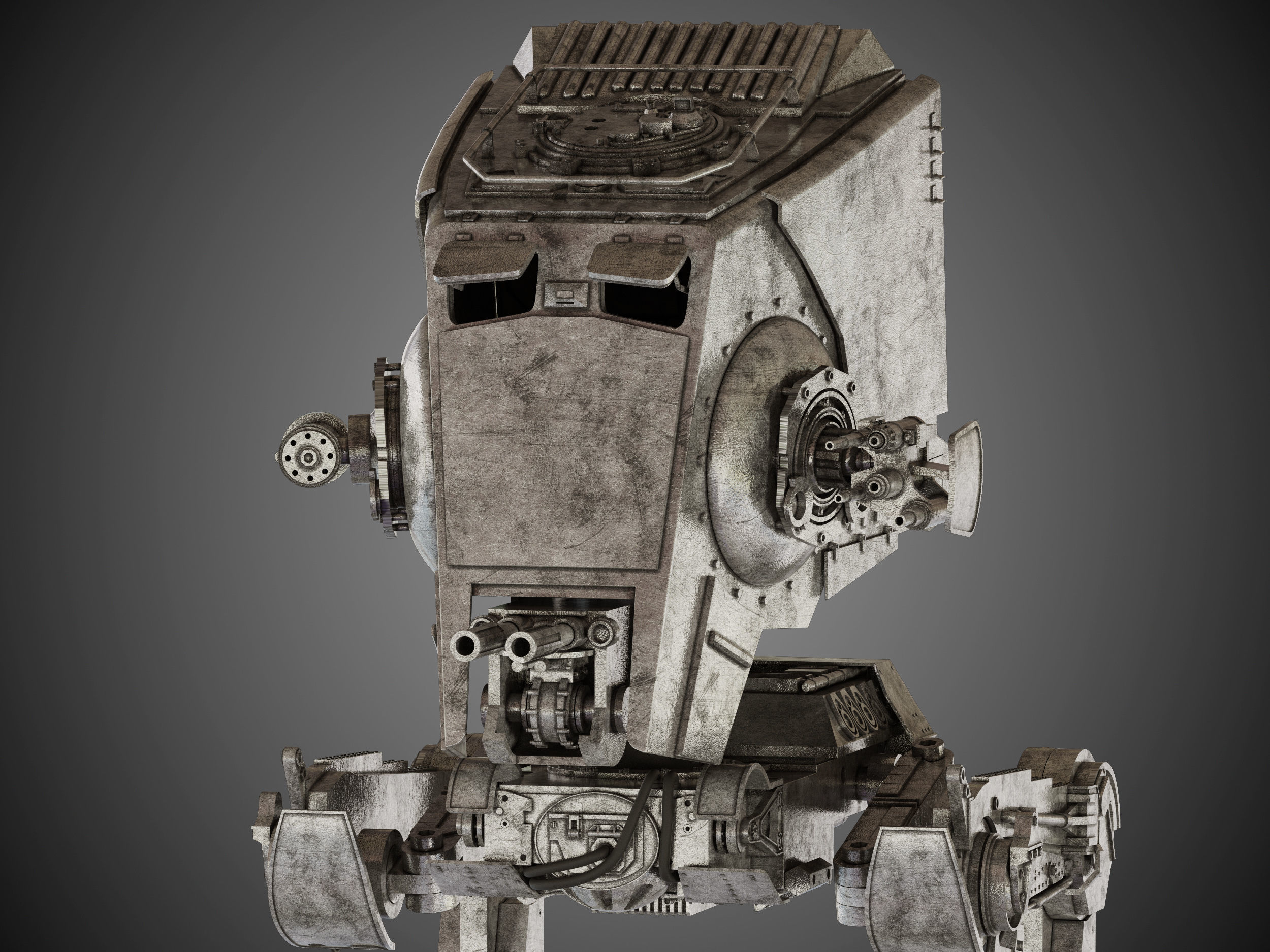 Star Wars AT-ST walker 3D model_12