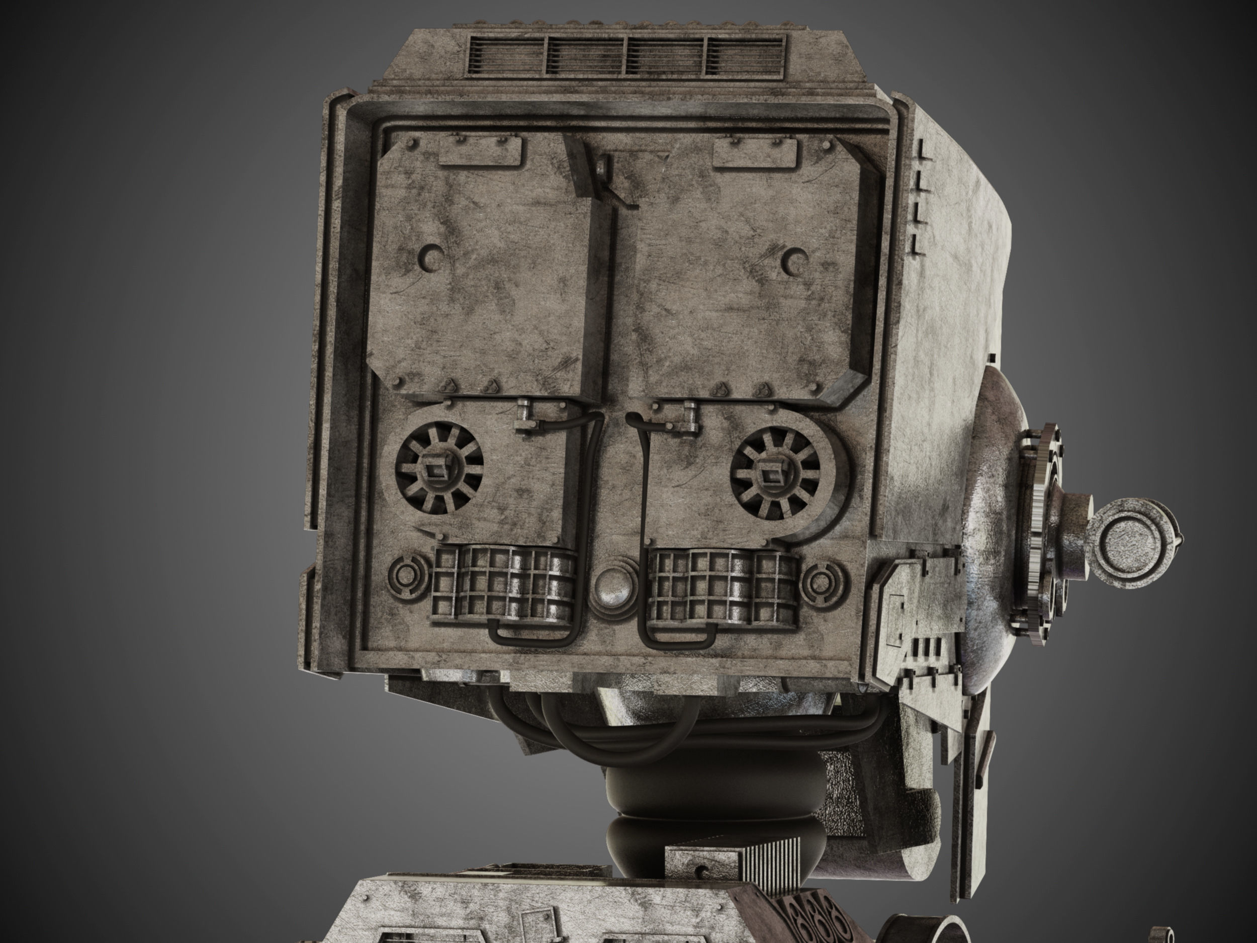 Star Wars AT-ST walker 3D model_9