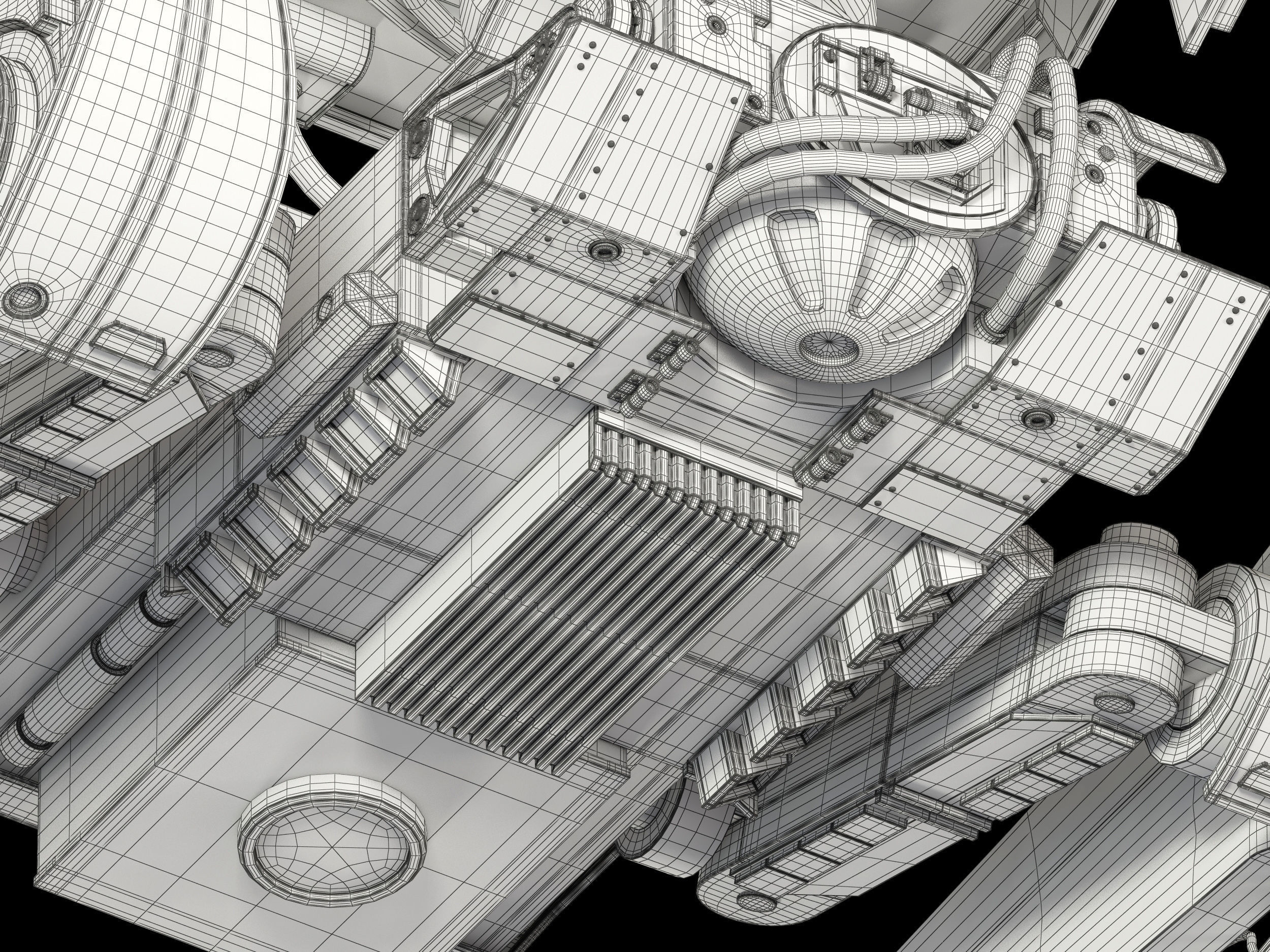 Star Wars AT-ST walker 3D model_36