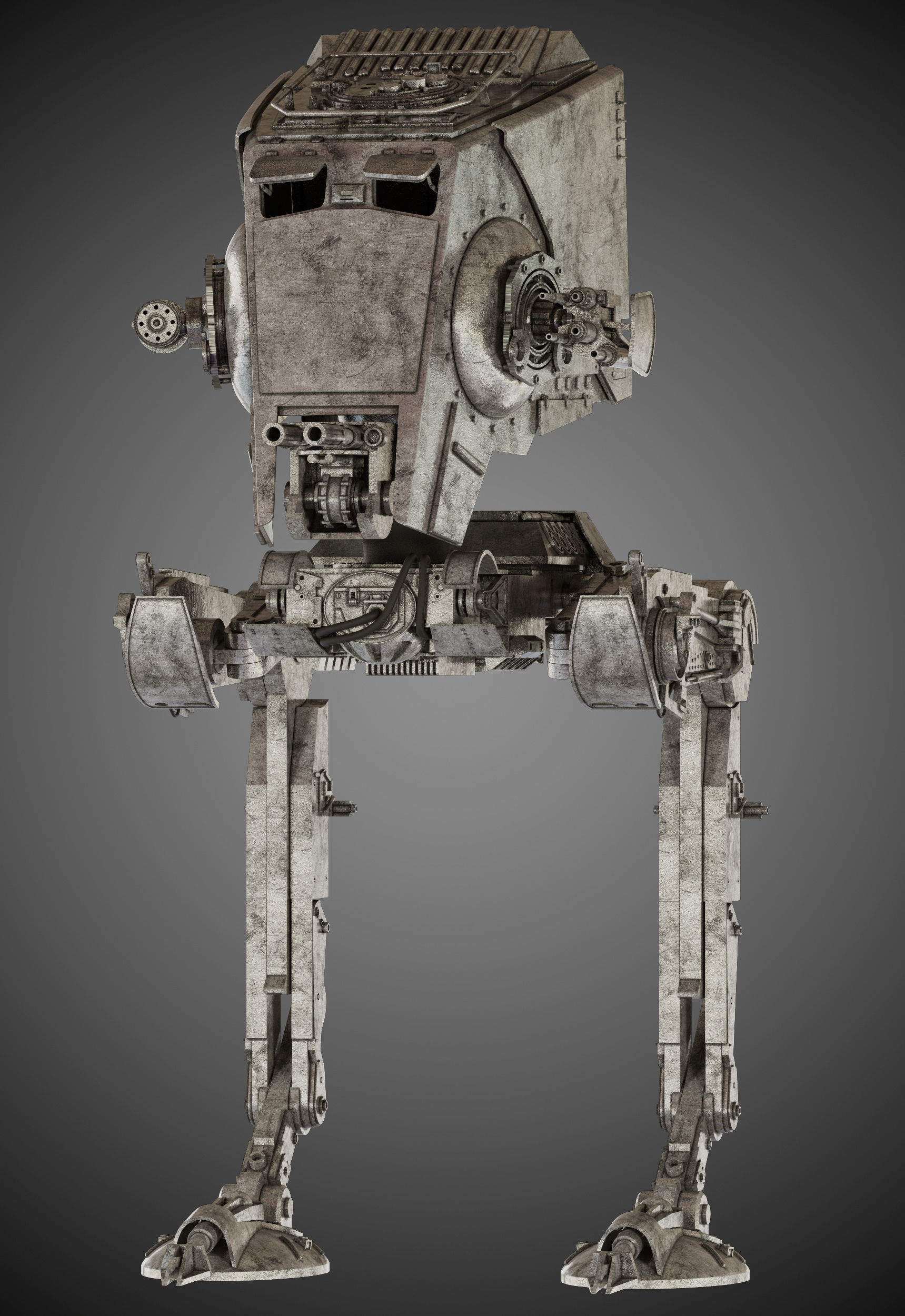 Star Wars AT-ST walker 3D model_2