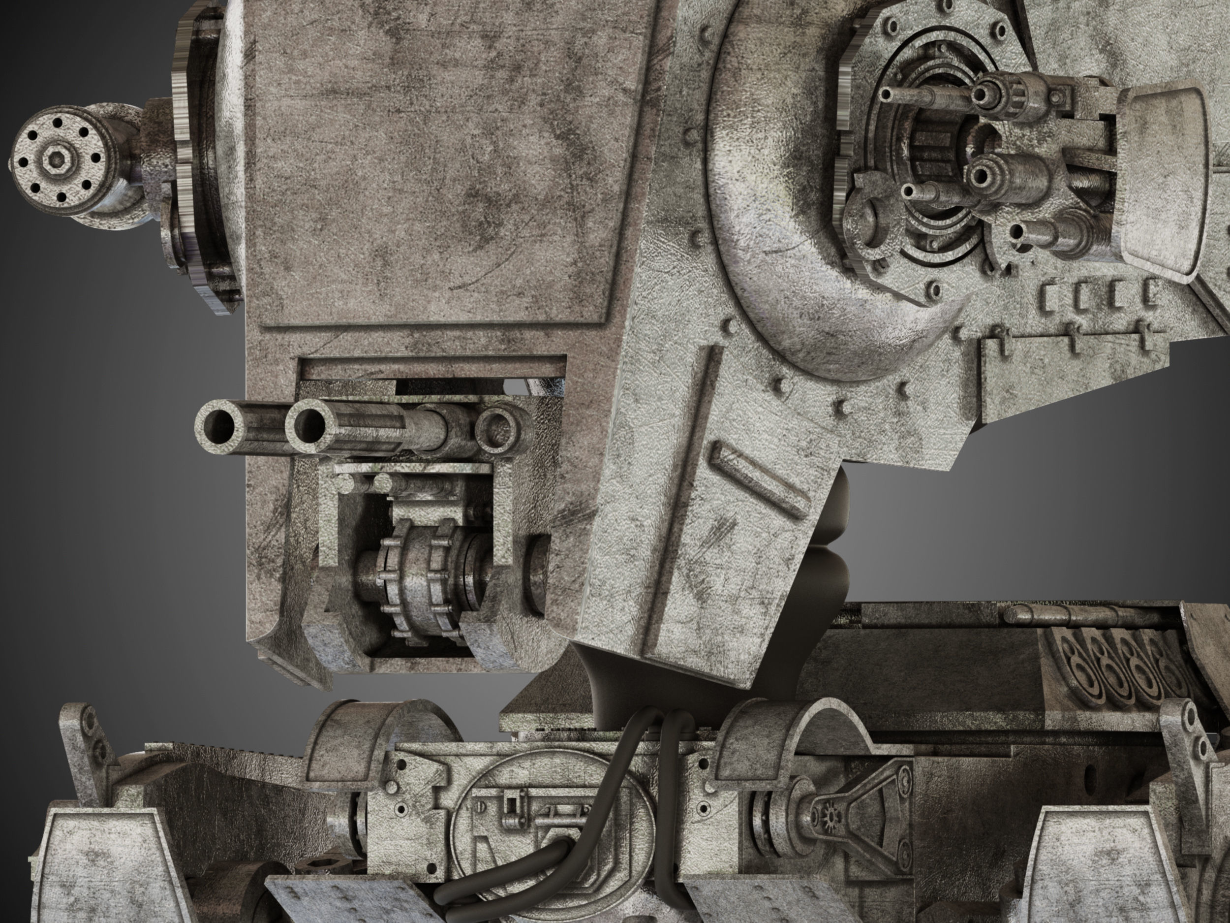Star Wars AT-ST walker 3D model_13
