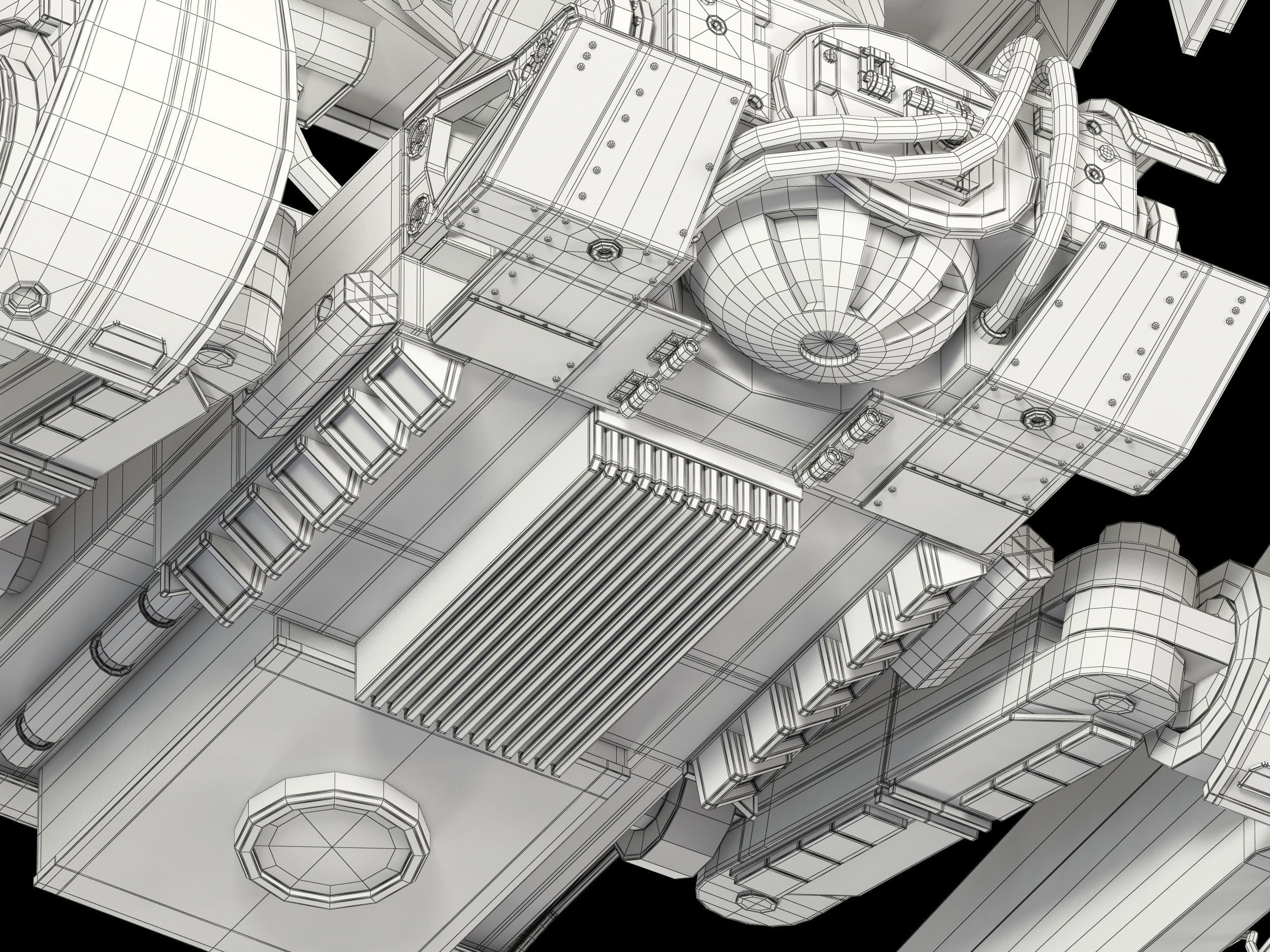 Star Wars AT-ST walker 3D model_37