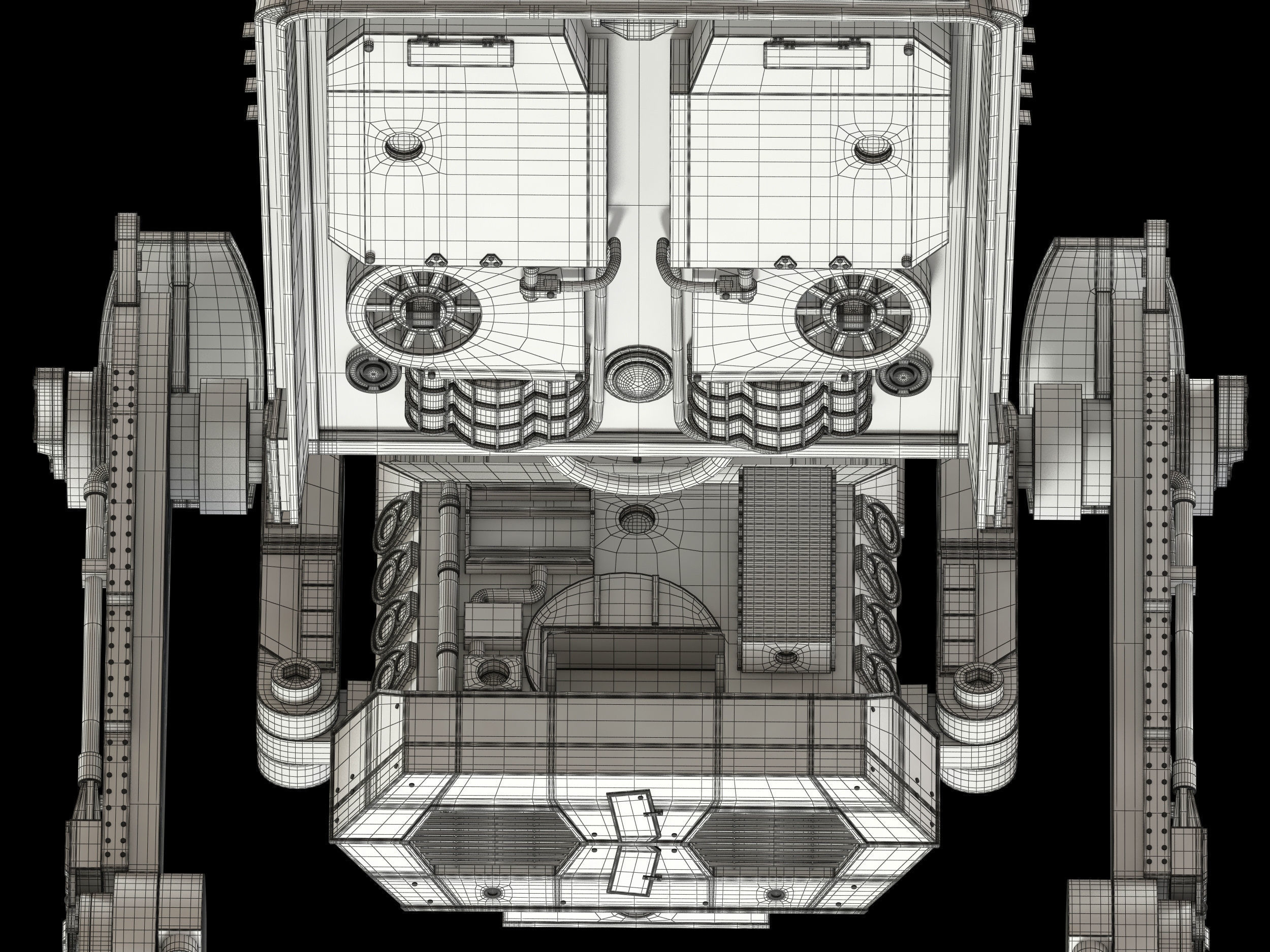 Star Wars AT-ST walker 3D model_34