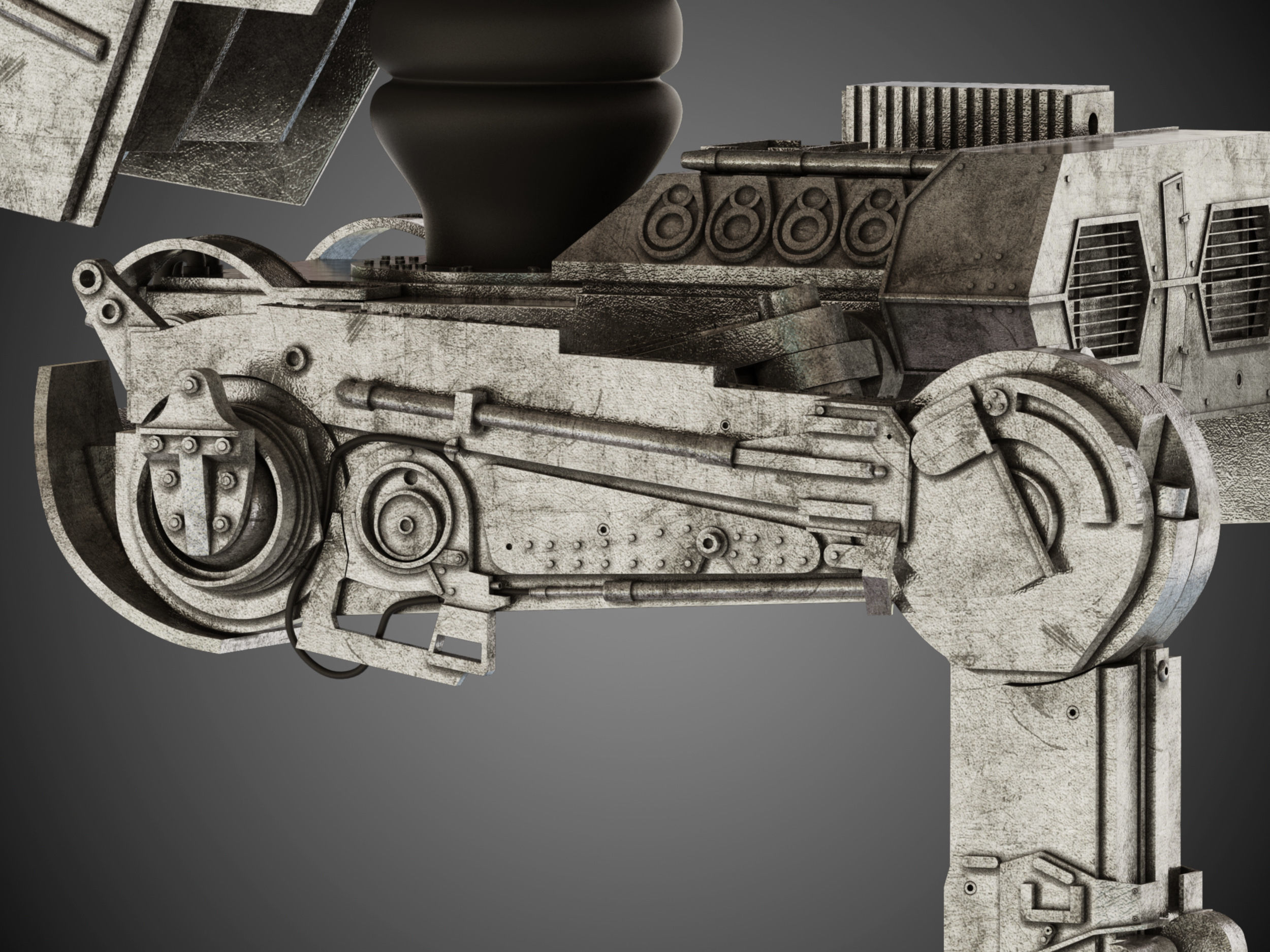 Star Wars AT-ST walker 3D model_11