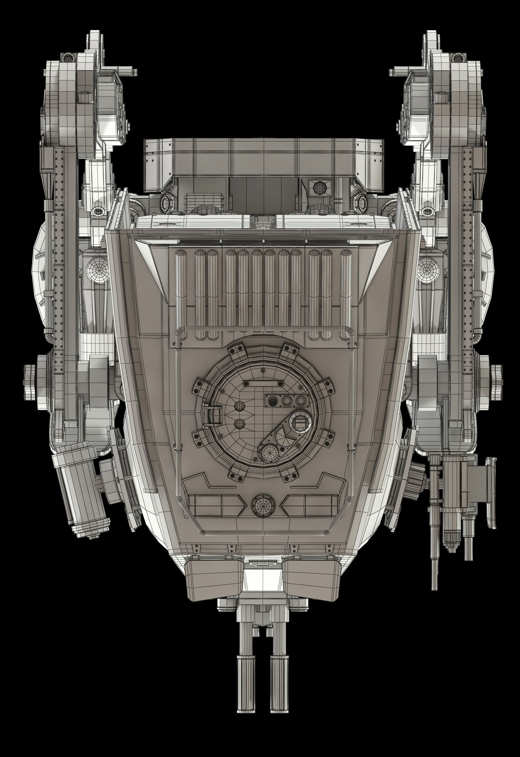 Star Wars AT-ST walker 3D model_22