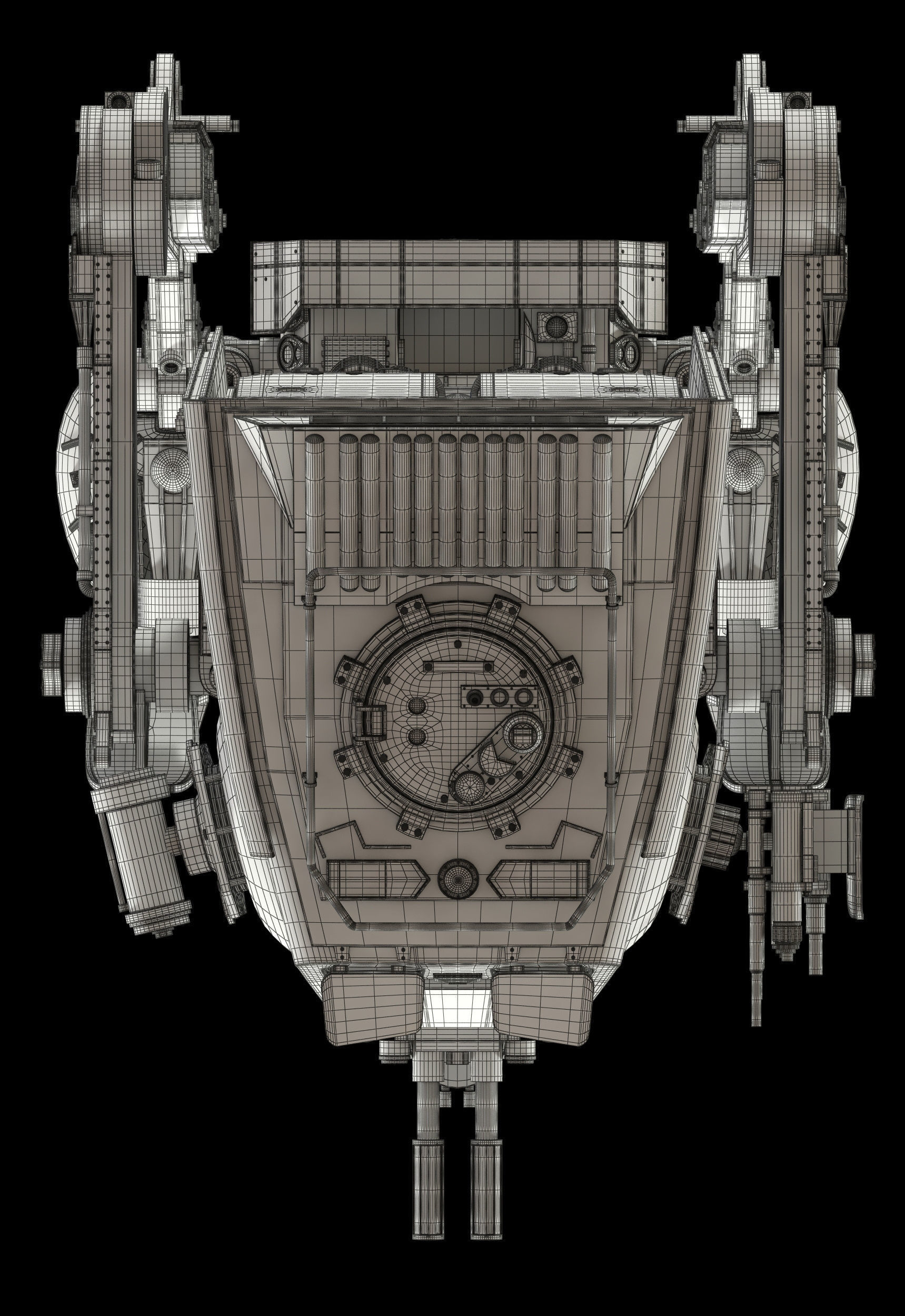 Star Wars AT-ST walker 3D model_23