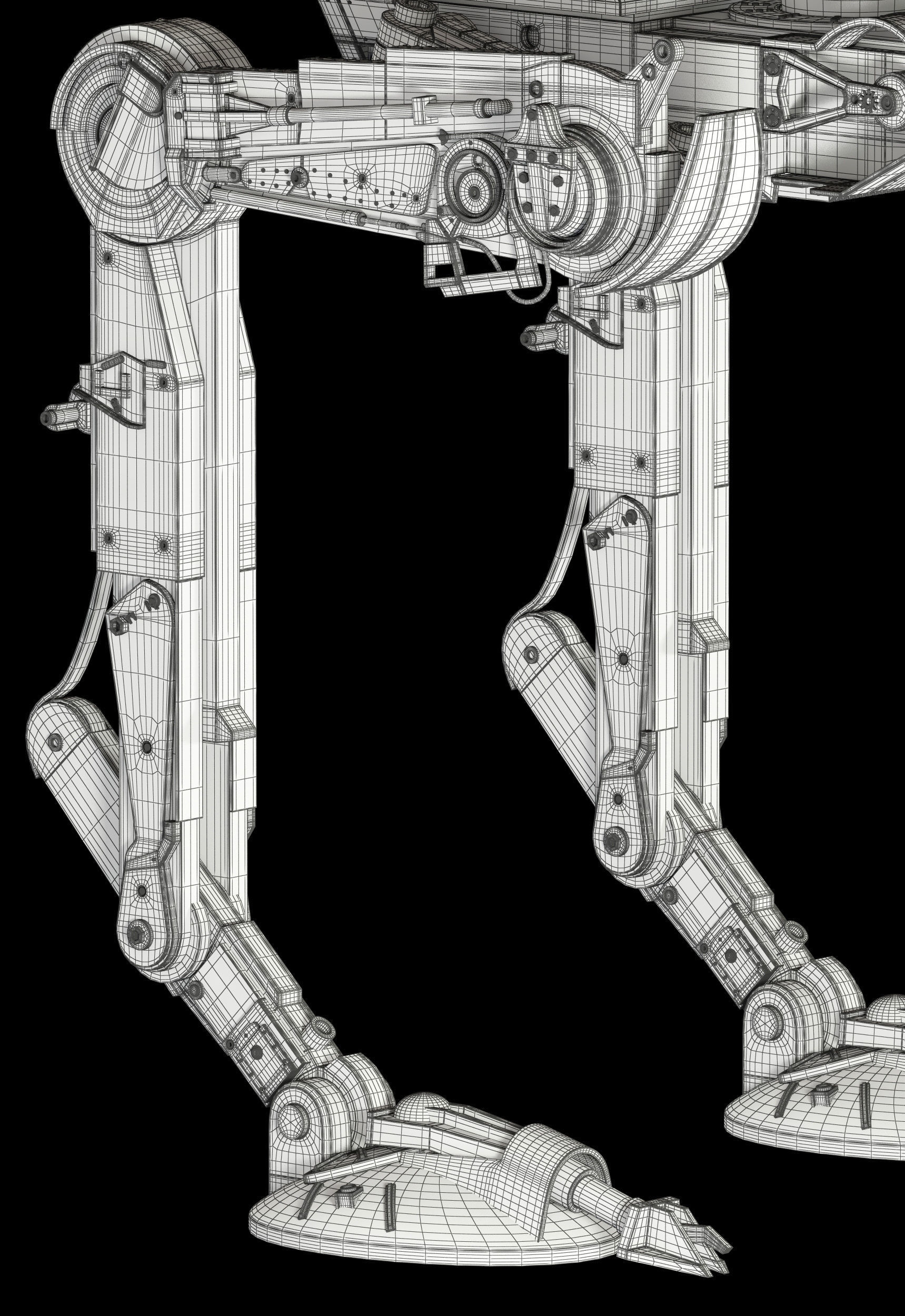 Star Wars AT-ST walker 3D model_24