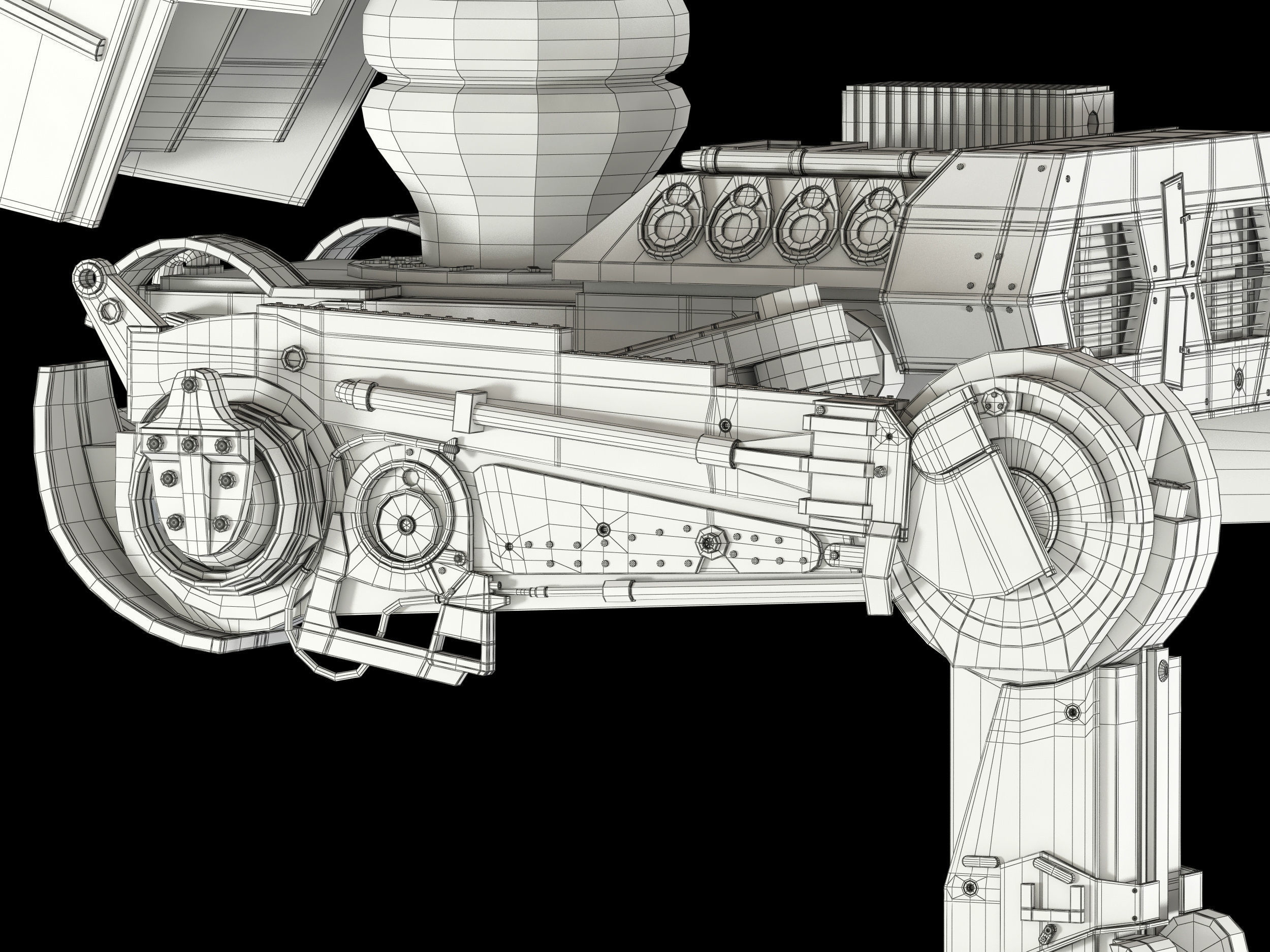 Star Wars AT-ST walker 3D model_31