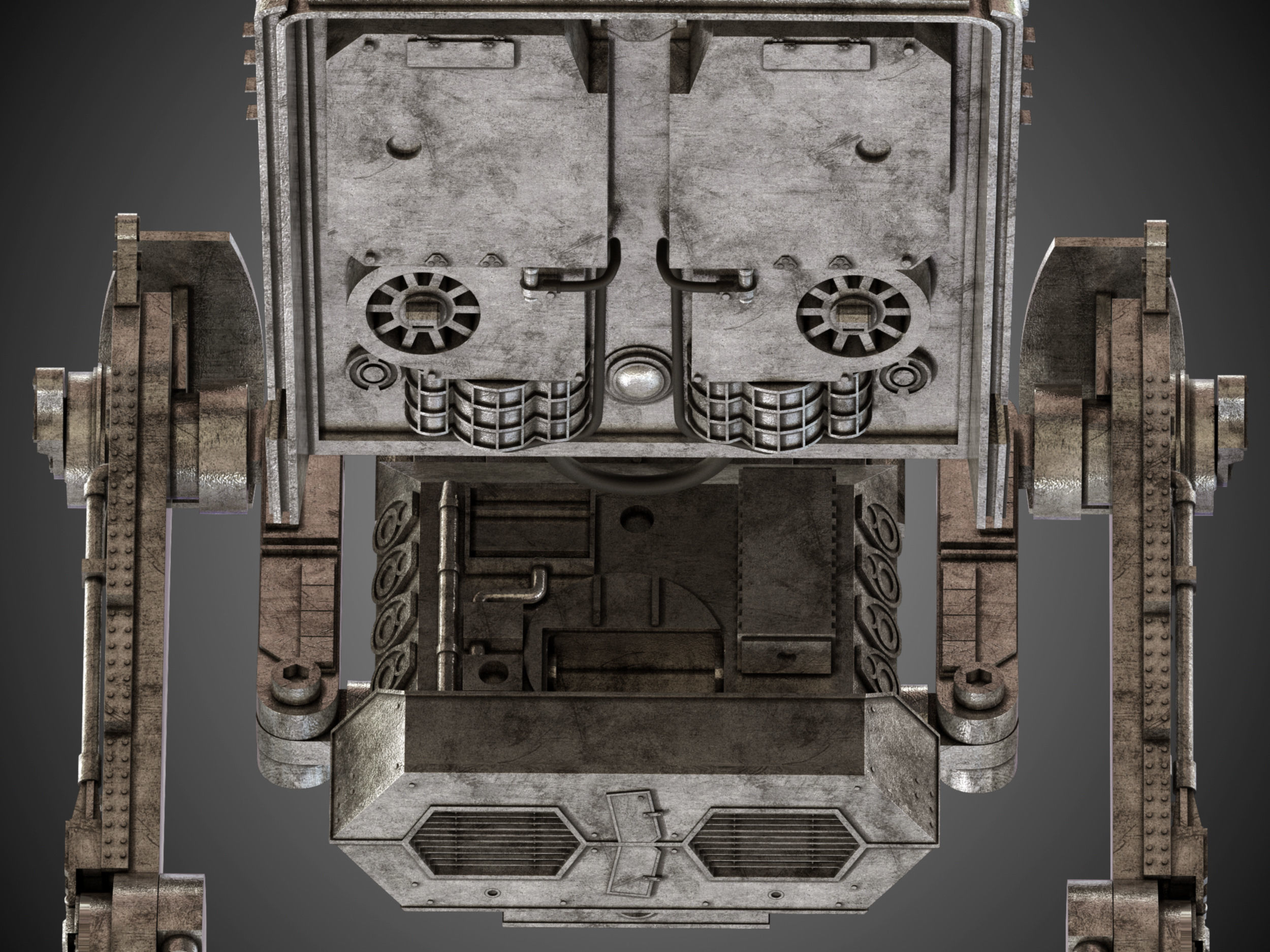 Star Wars AT-ST walker 3D model_14