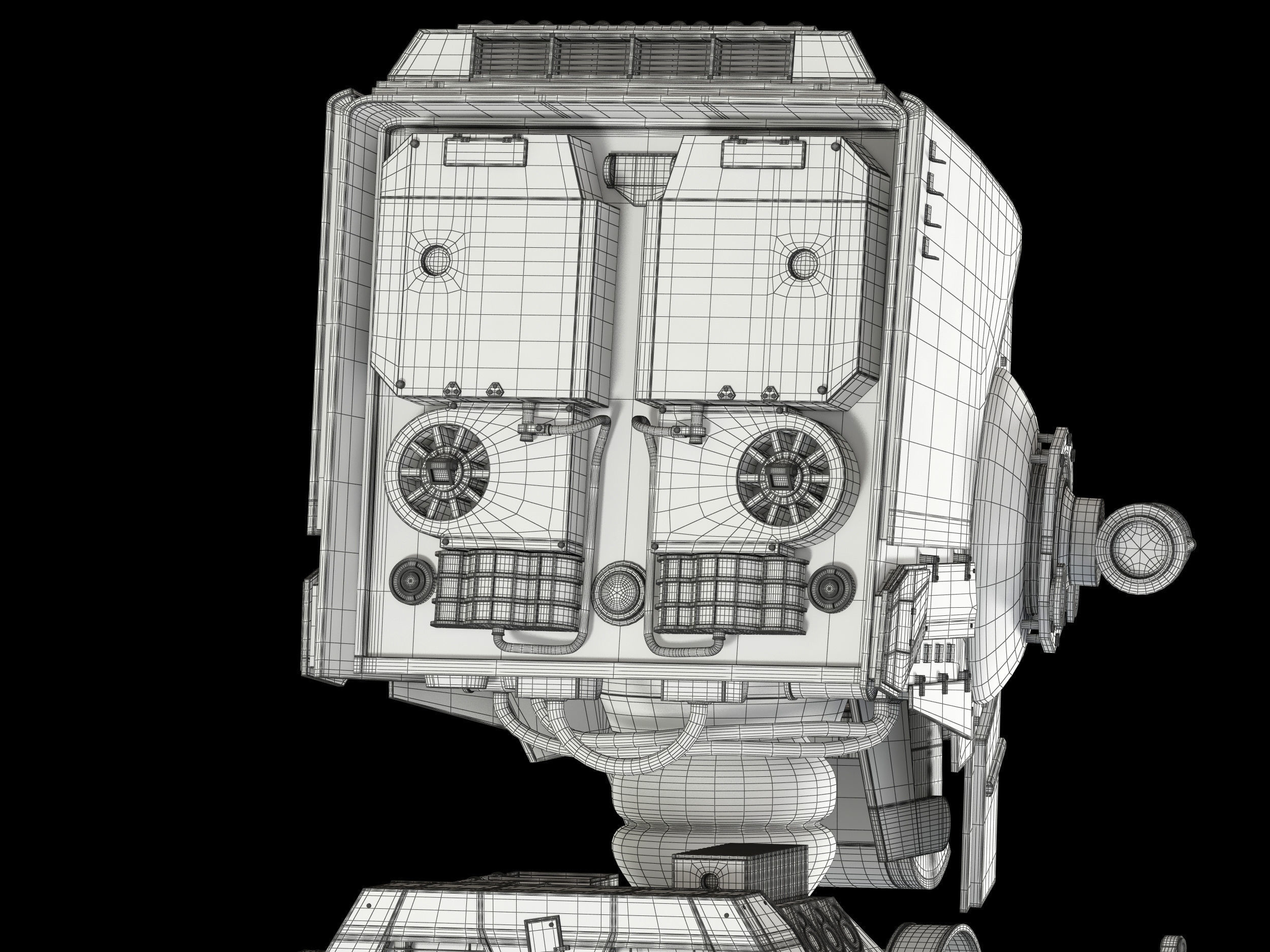 Star Wars AT-ST walker 3D model_27