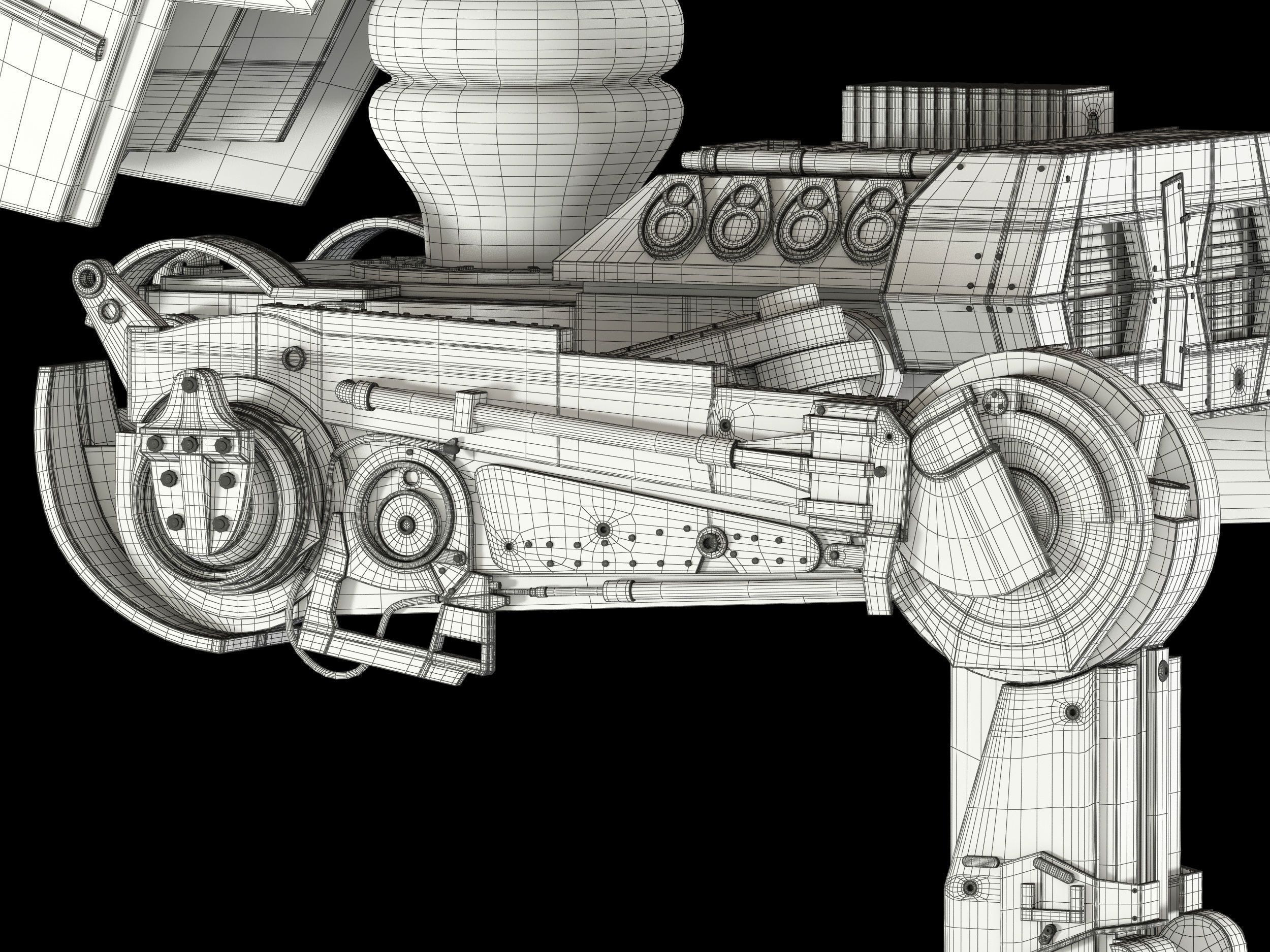 Star Wars AT-ST walker 3D model_30