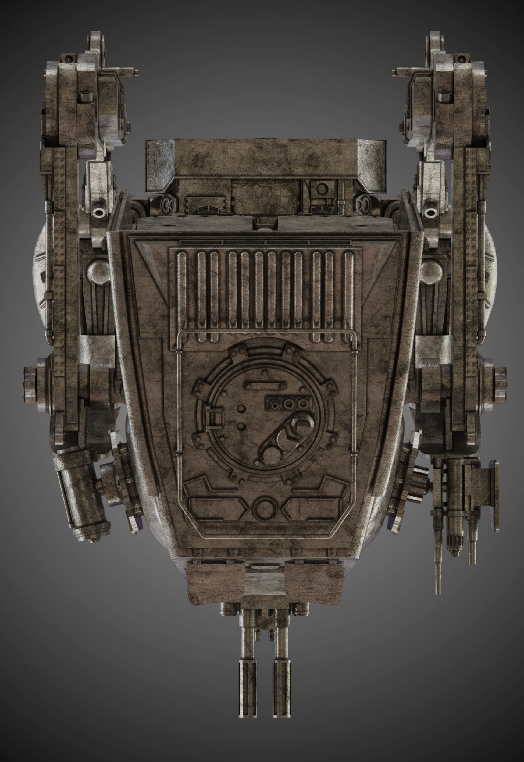 Star Wars AT-ST walker 3D model_4