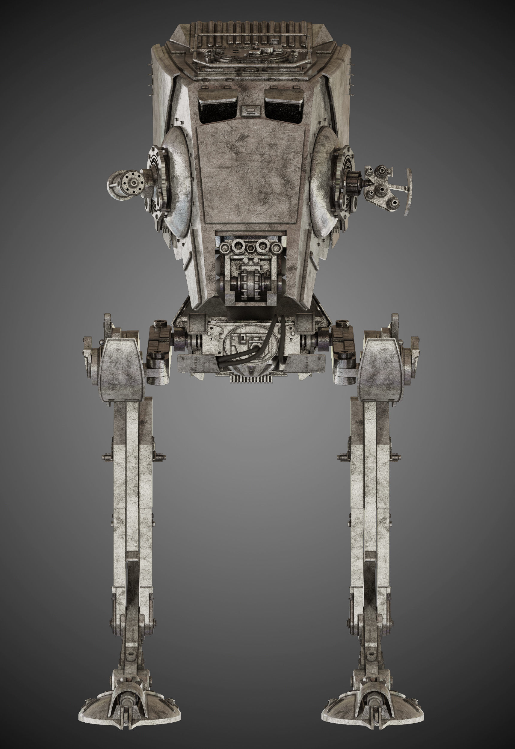 Star Wars AT-ST walker 3D model_7