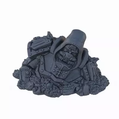 Destroyed Templar Statue 3D print model