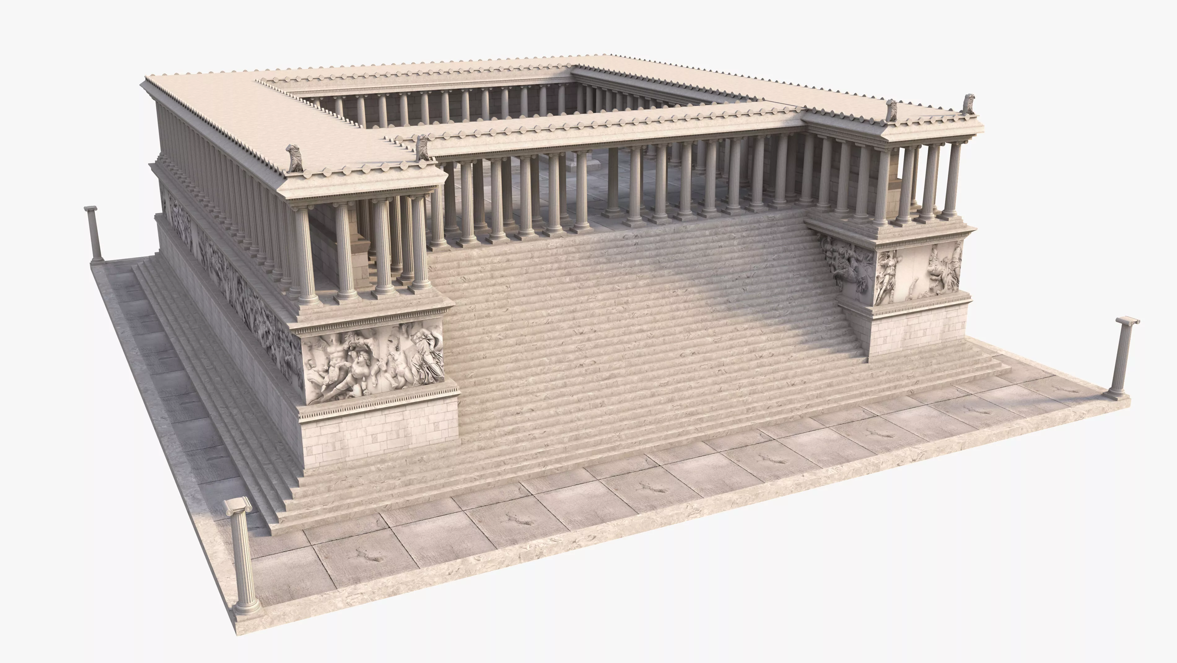 Zeus Altar Pergamon 3D model