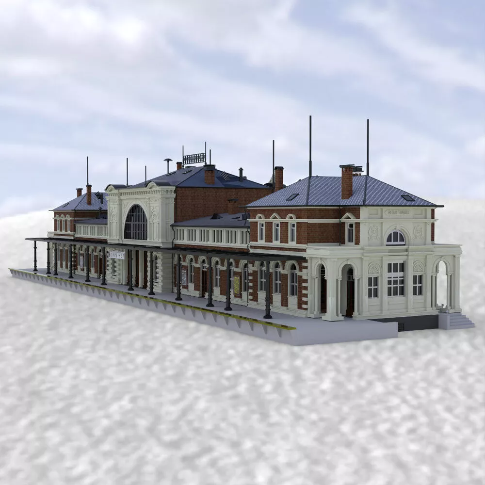 Bonn Station 3D model