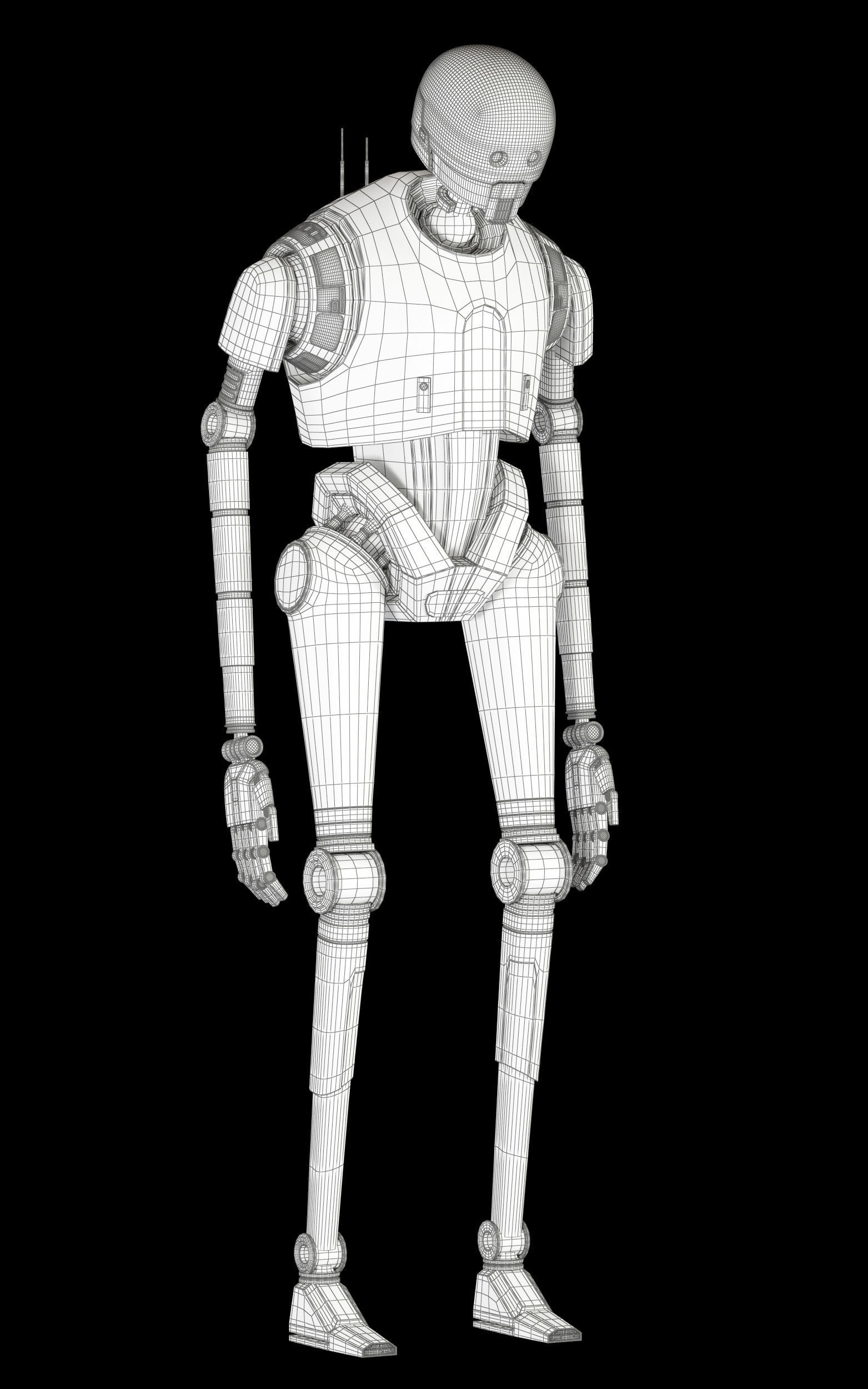 K-2SO Star Wars Droid 3D model_20