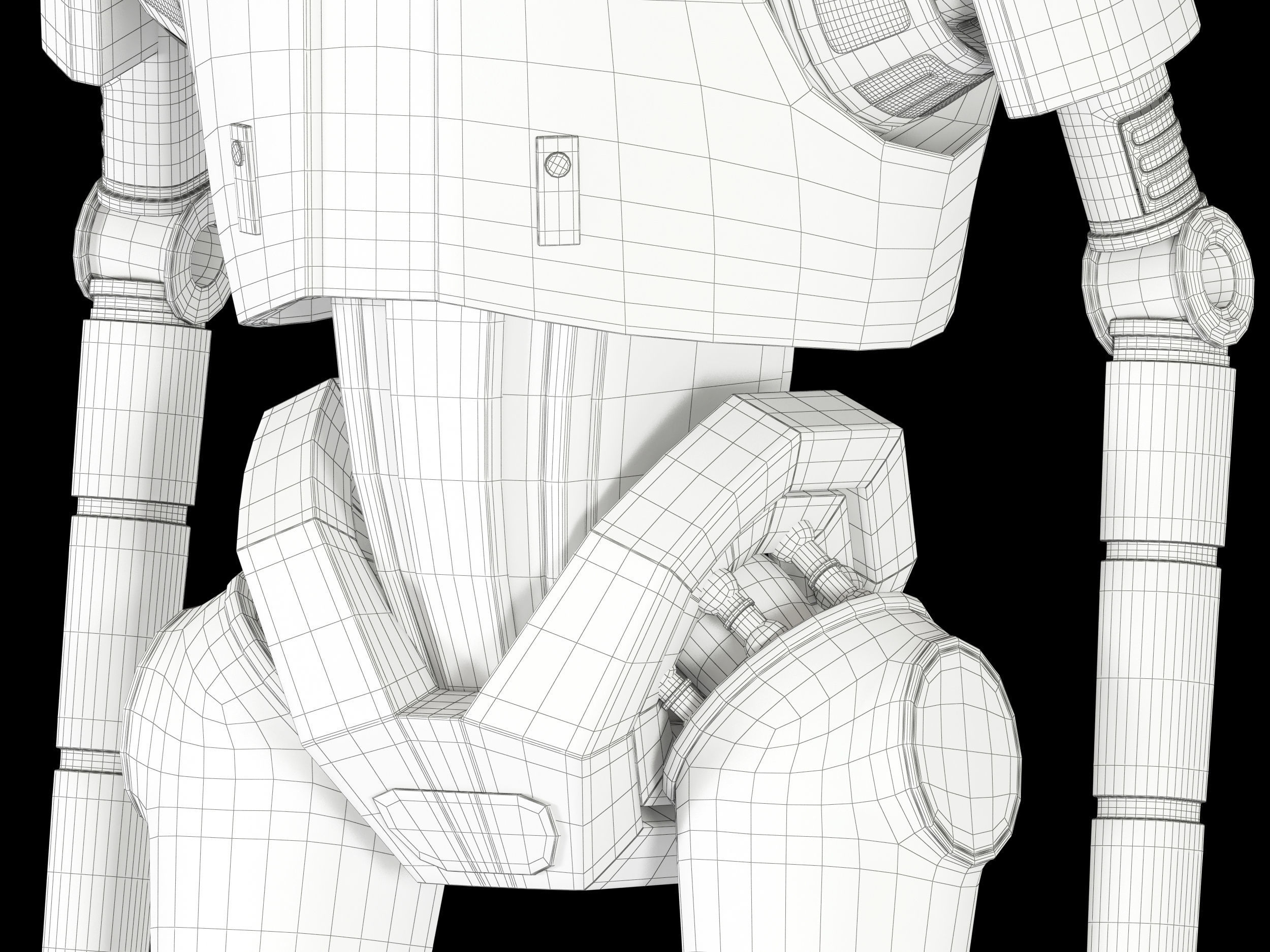 K-2SO Star Wars Droid 3D model_34