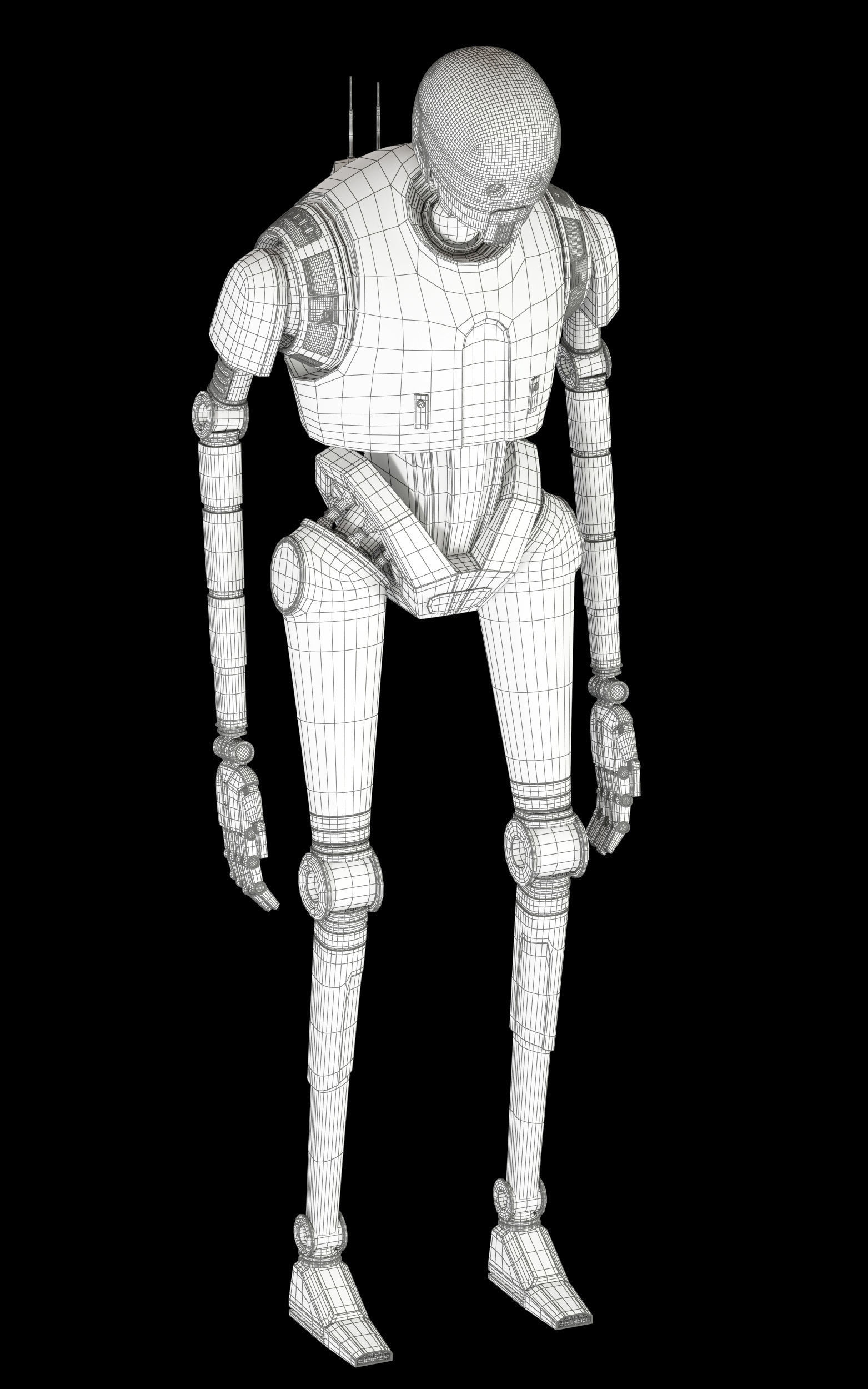 K-2SO Star Wars Droid 3D model_27