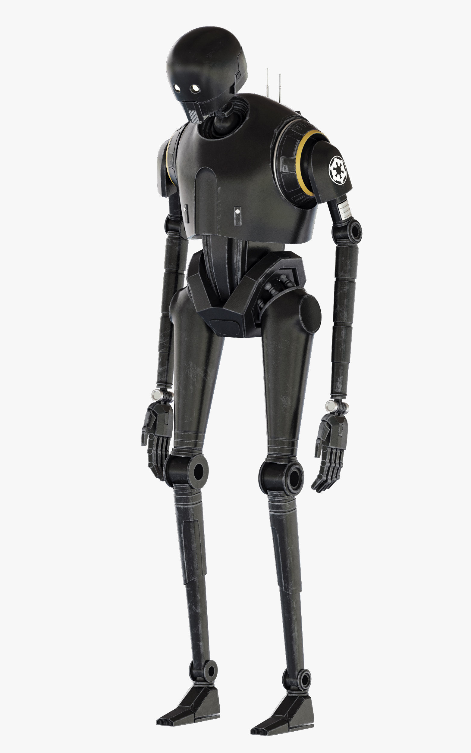 K-2SO Star Wars Droid 3D model_7