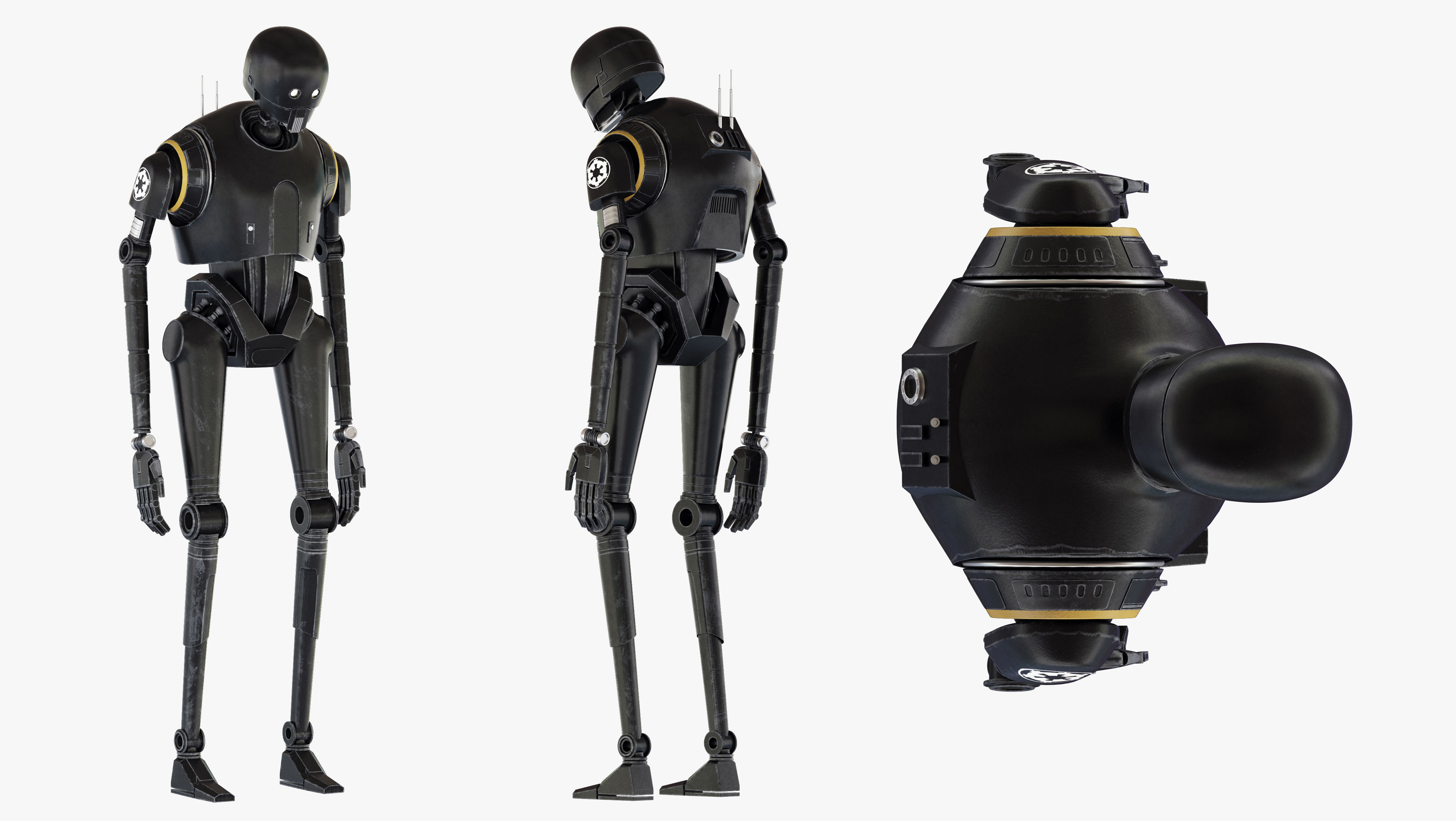 K-2SO Star Wars Droid 3D model_2