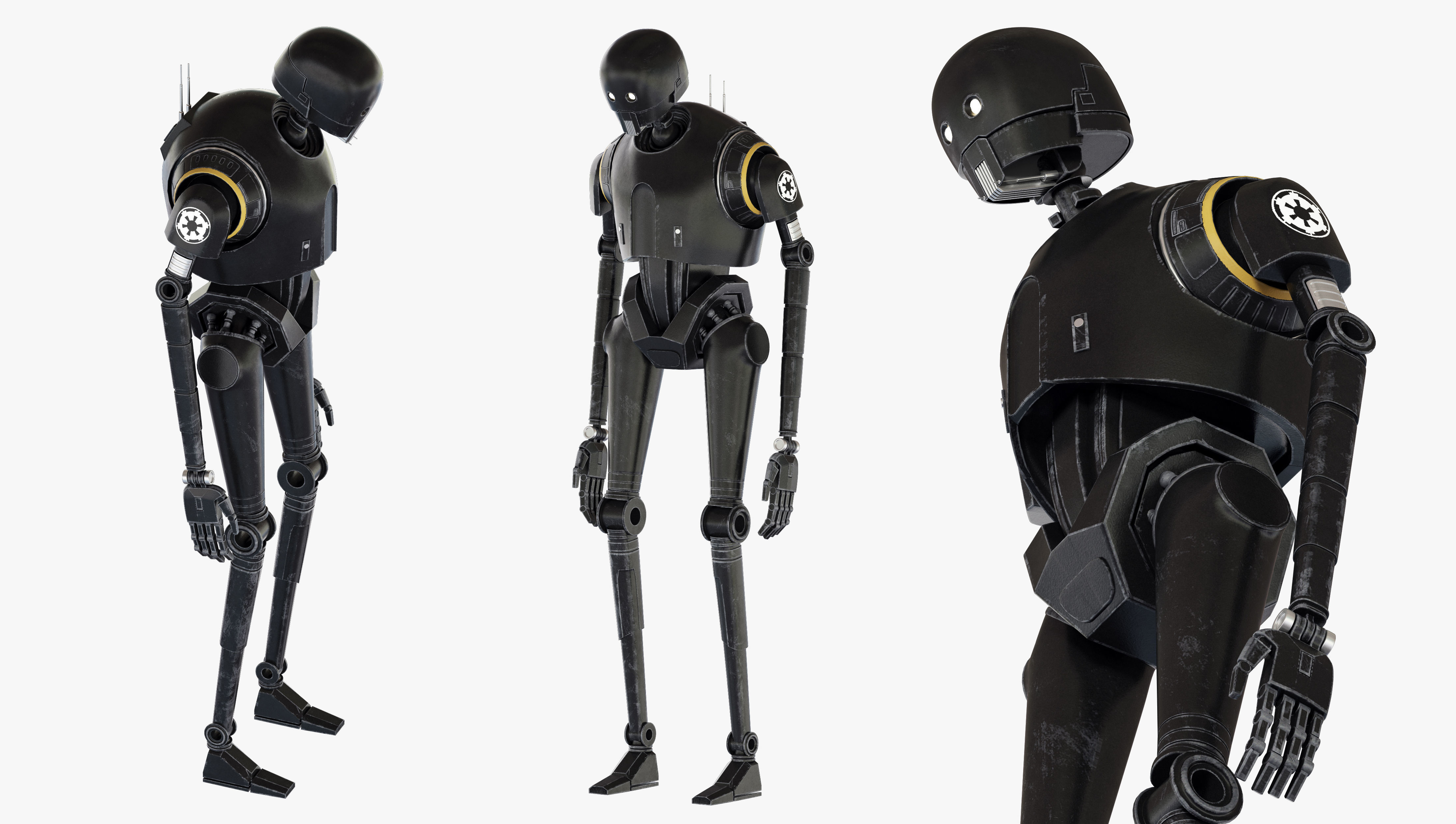 K-2SO Star Wars Droid 3D model_1