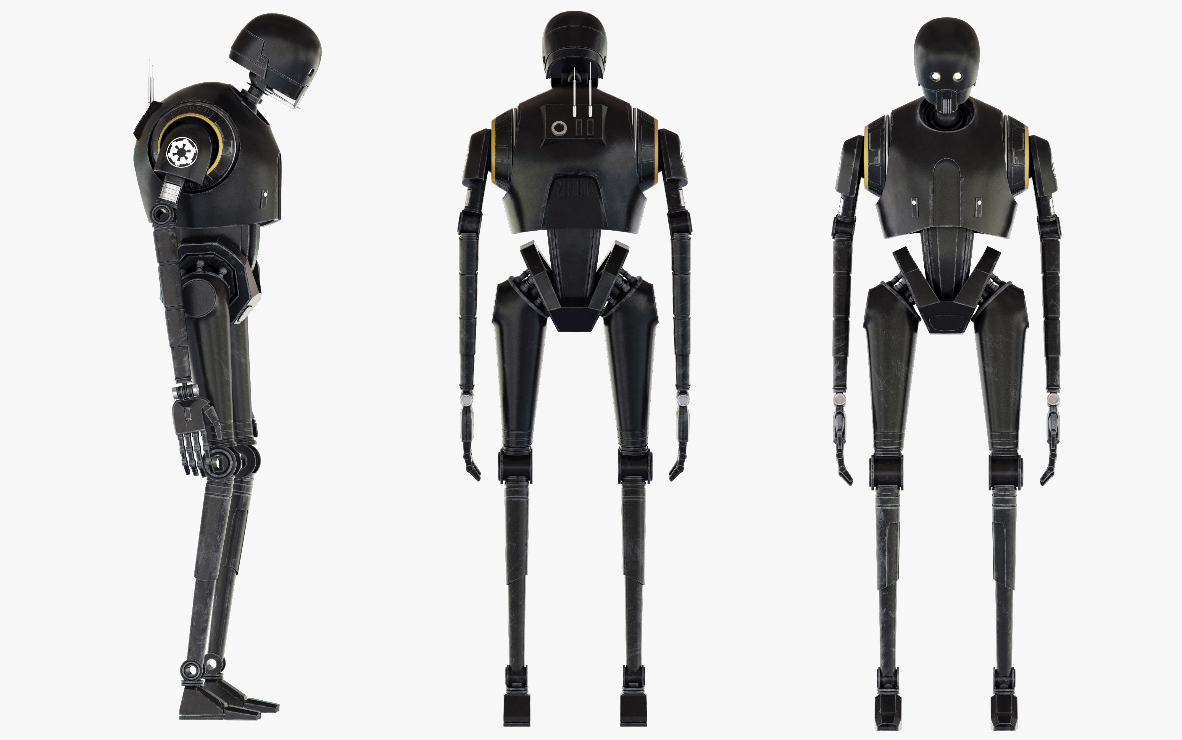 K-2SO Star Wars Droid 3D model_3
