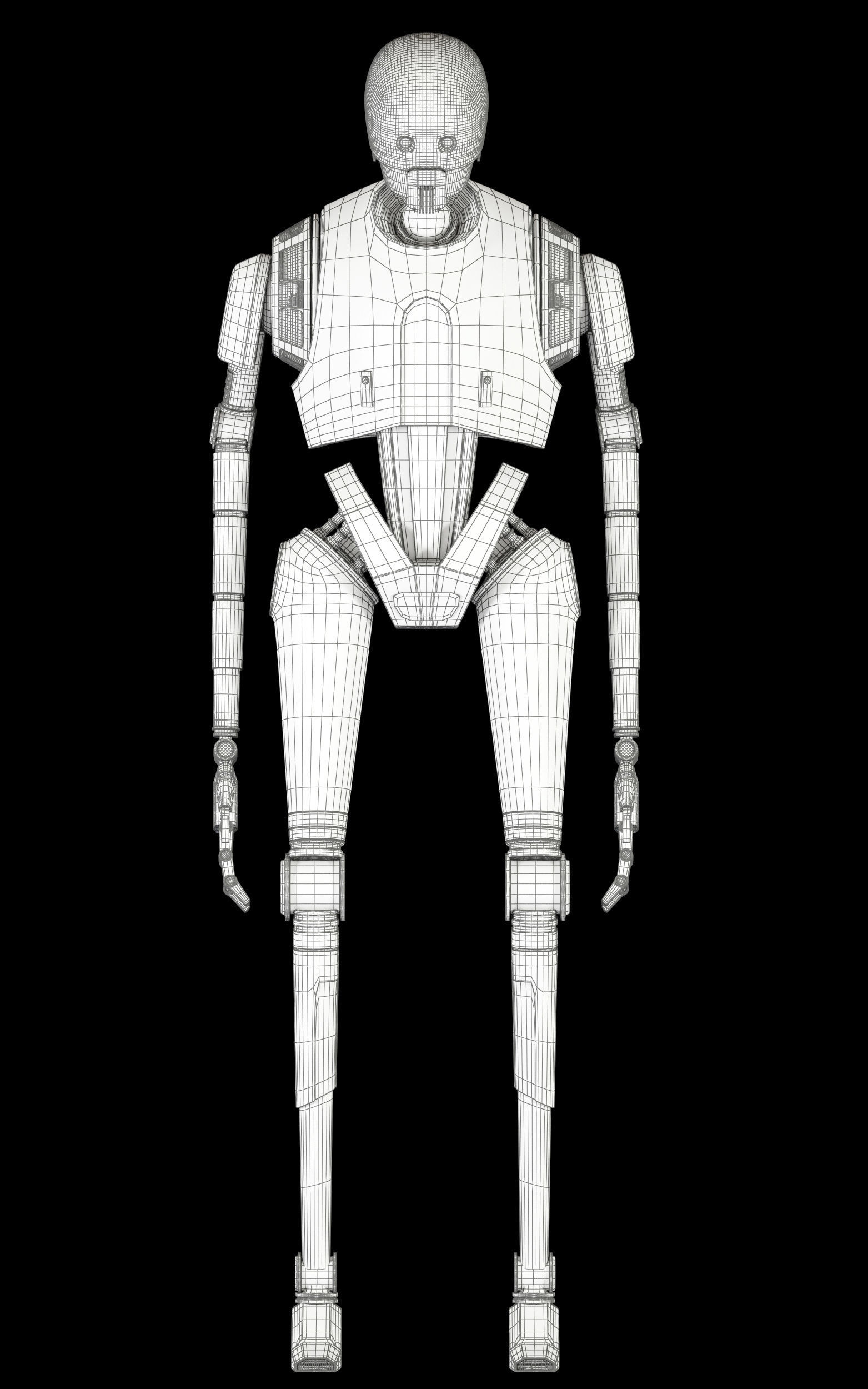 K-2SO Star Wars Droid 3D model_28