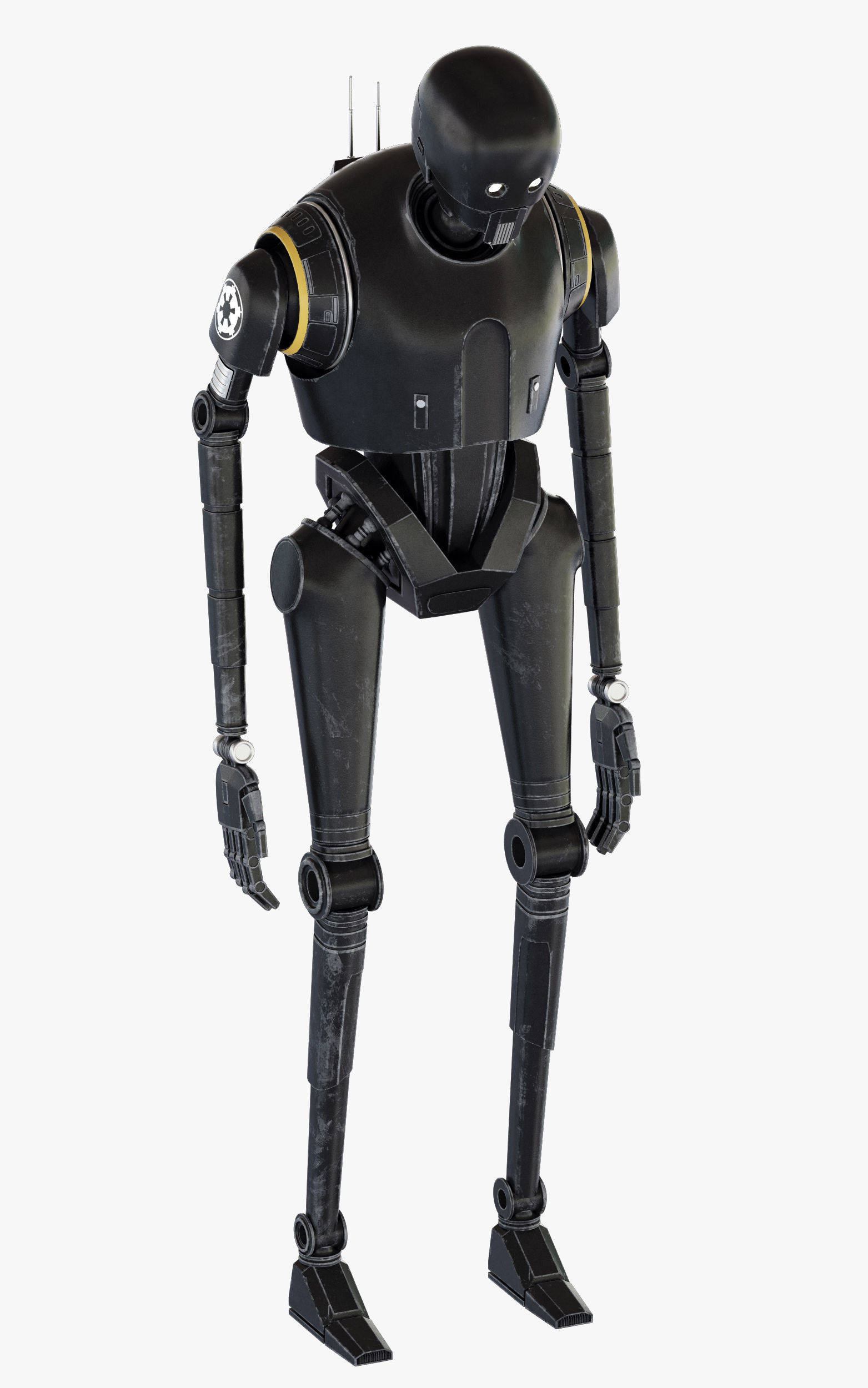 K-2SO Star Wars Droid 3D model_10
