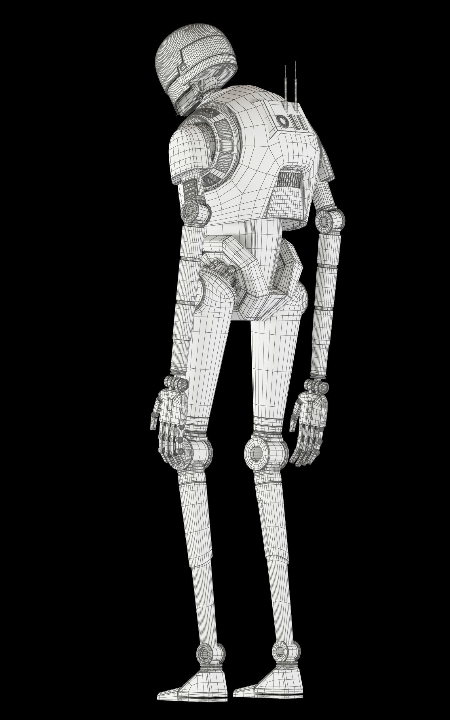 K-2SO Star Wars Droid 3D model_22