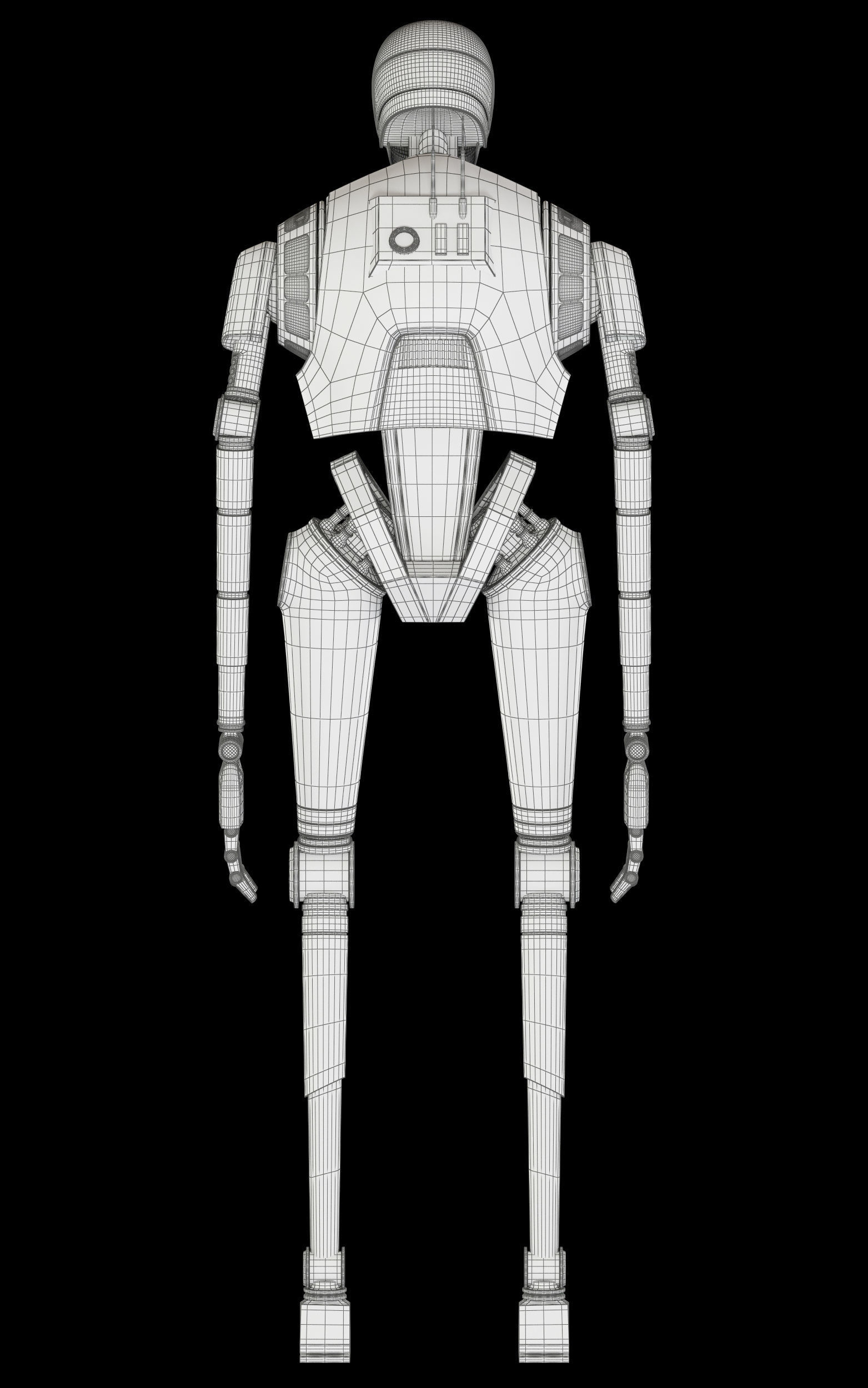 K-2SO Star Wars Droid 3D model_30