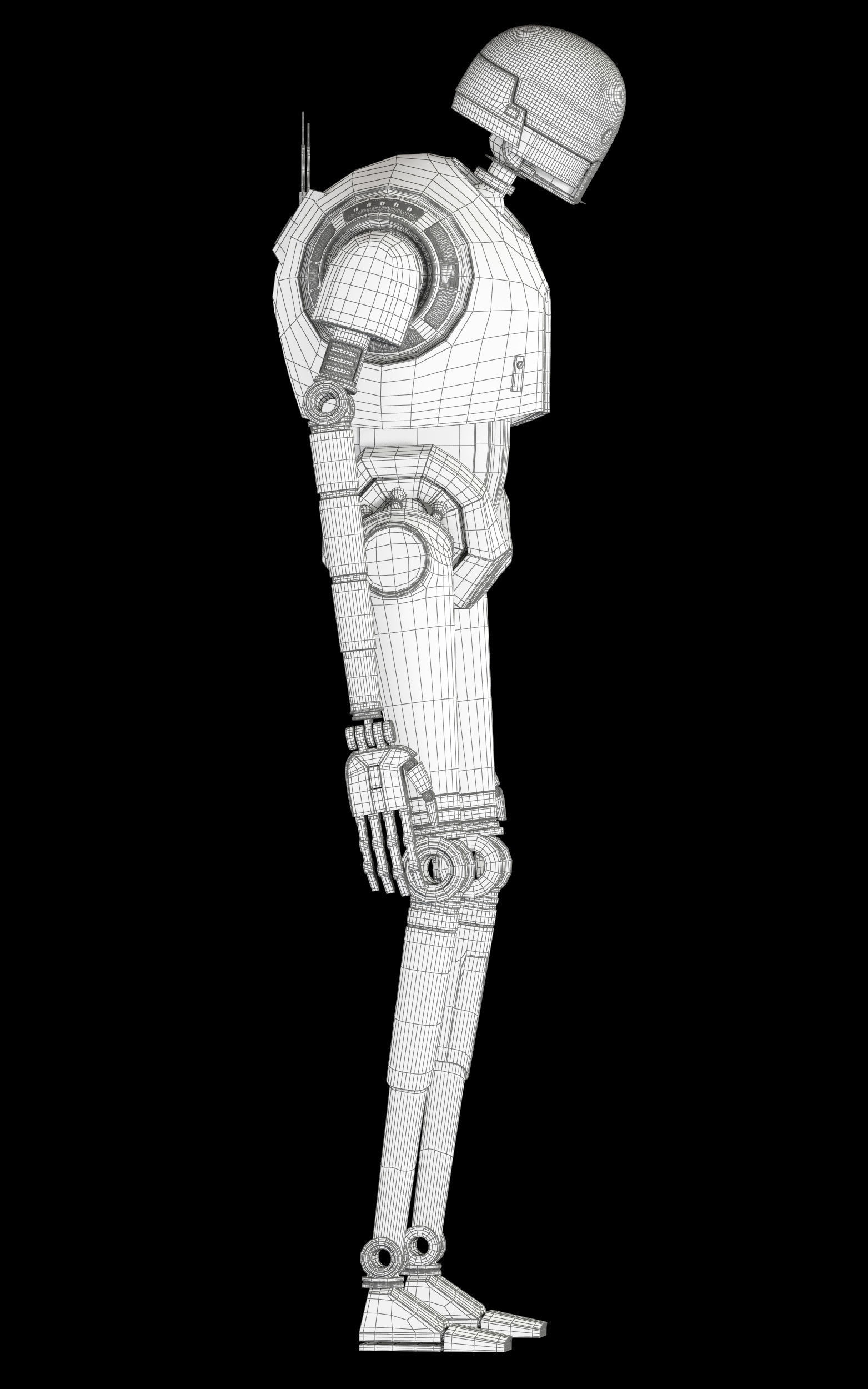 K-2SO Star Wars Droid 3D model_21
